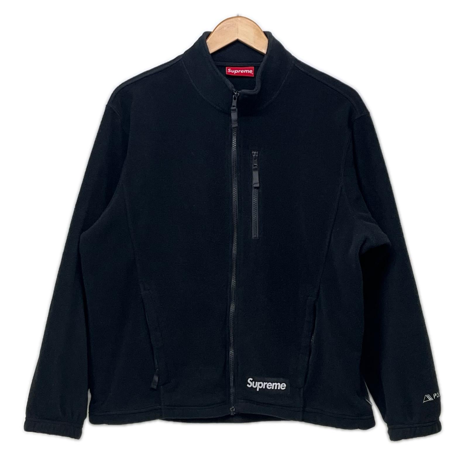 ジャケット Supreme Polartec Zip Jacket フリースジャケット S ブラック S ブラック
