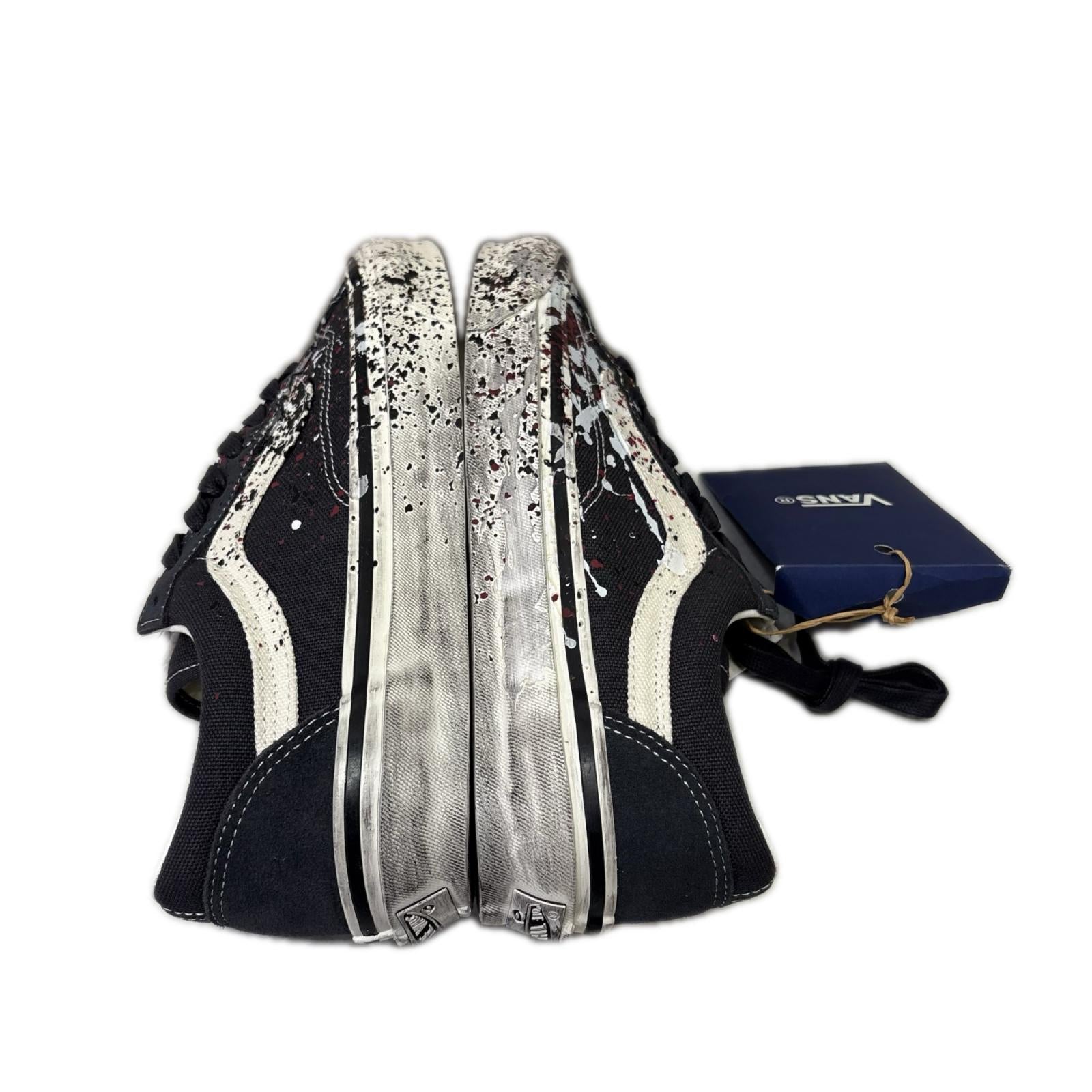 スニーカー Lx Old Skool 36 Paint Splatter 25cm (US7 UK6 1/2 EU40) ブラック