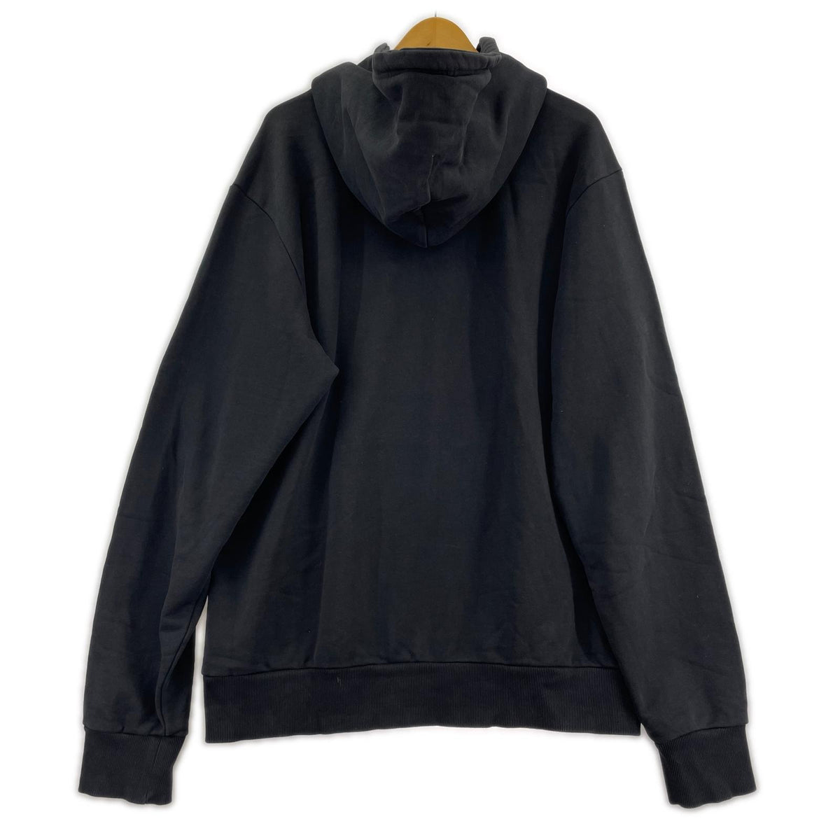 パーカー DIESEL×FR2×GR8 ﾌｧｲﾔｰﾊﾟﾀｰﾝ ﾛｺﾞﾌﾟﾘﾝﾄﾊﾟｰｶｰ XL ﾌﾞﾗｯｸ ブラック