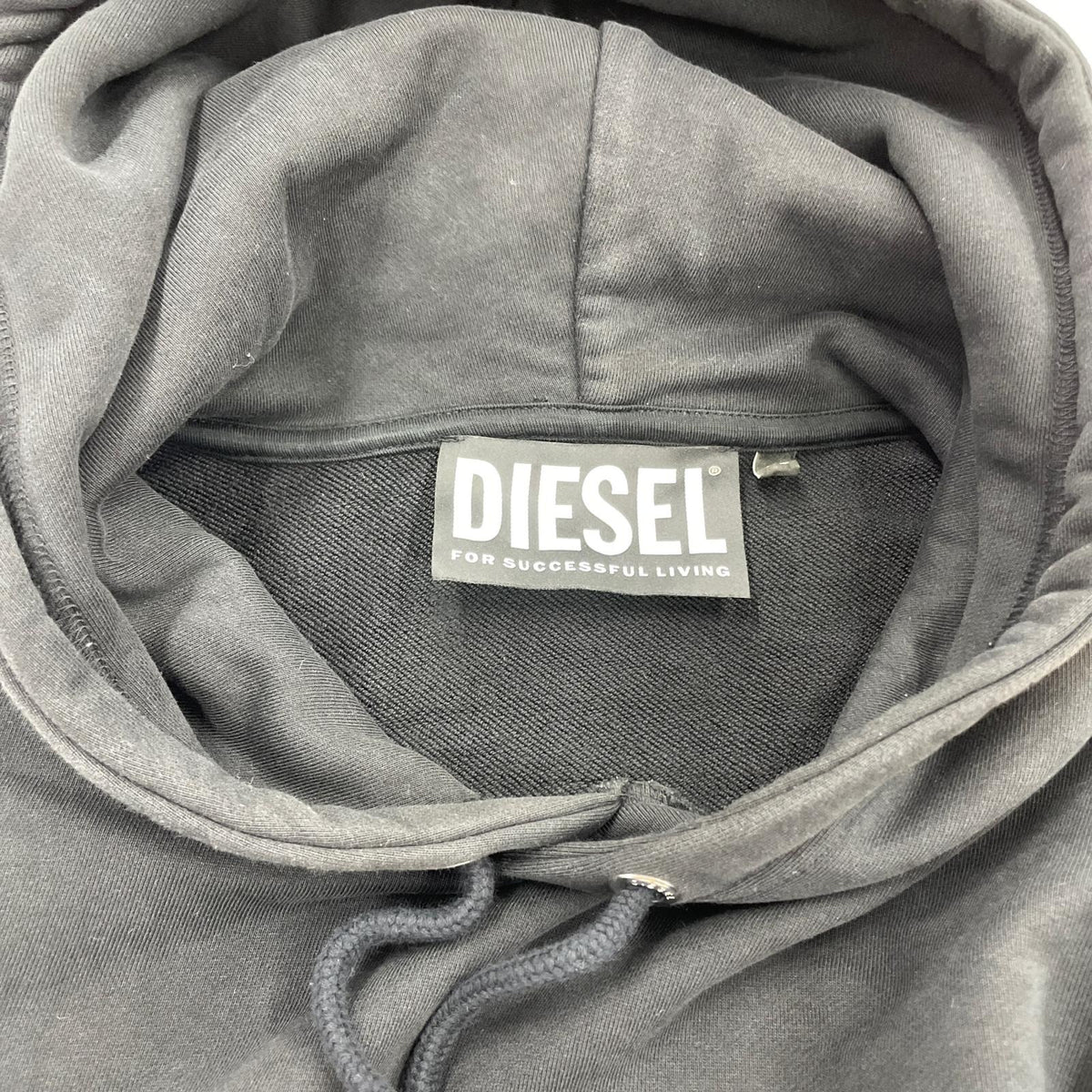 パーカー DIESEL×FR2×GR8 ﾌｧｲﾔｰﾊﾟﾀｰﾝ ﾛｺﾞﾌﾟﾘﾝﾄﾊﾟｰｶｰ XL ﾌﾞﾗｯｸ ブラック