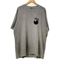 半袖Ｔシャツ STUSSY ガーメントダイ 8ボールプリントTee XXL グレー グレー