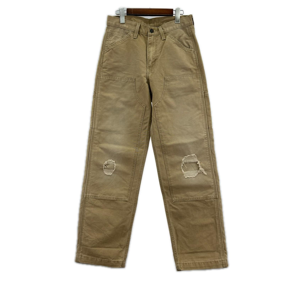 パンツ Levi's ﾀﾞﾌﾞﾙﾆｰ ﾍﾟｲﾝﾀｰﾊﾟﾝﾂ W28L32 ﾍﾞｰｼﾞｭ ベージュ