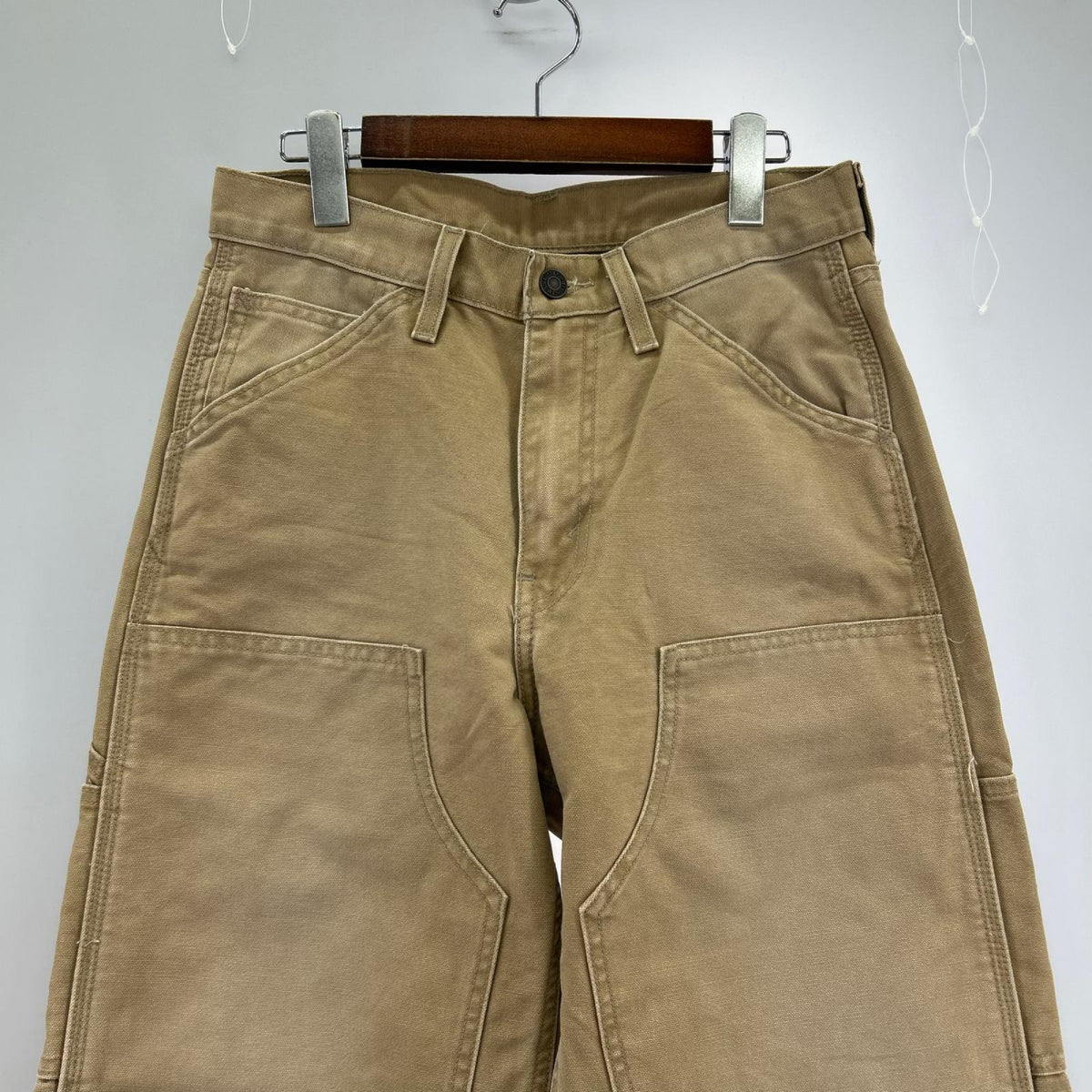 パンツ Levi's ﾀﾞﾌﾞﾙﾆｰ ﾍﾟｲﾝﾀｰﾊﾟﾝﾂ W28L32 ﾍﾞｰｼﾞｭ ベージュ