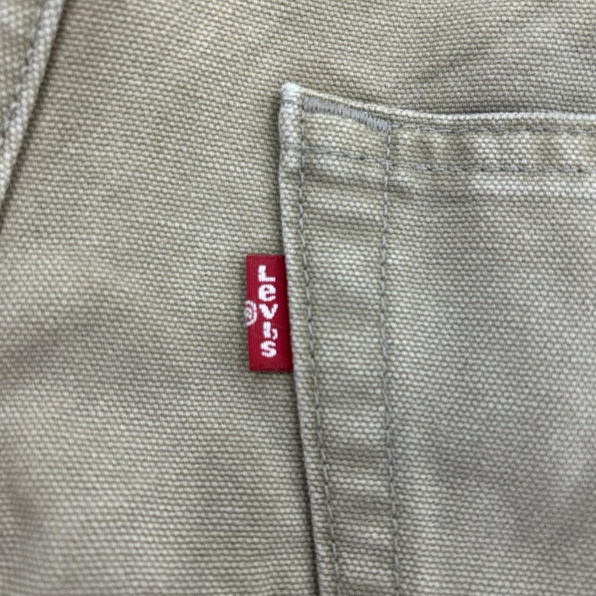 パンツ Levi's ﾀﾞﾌﾞﾙﾆｰ ﾍﾟｲﾝﾀｰﾊﾟﾝﾂ W28L32 ﾍﾞｰｼﾞｭ ベージュ