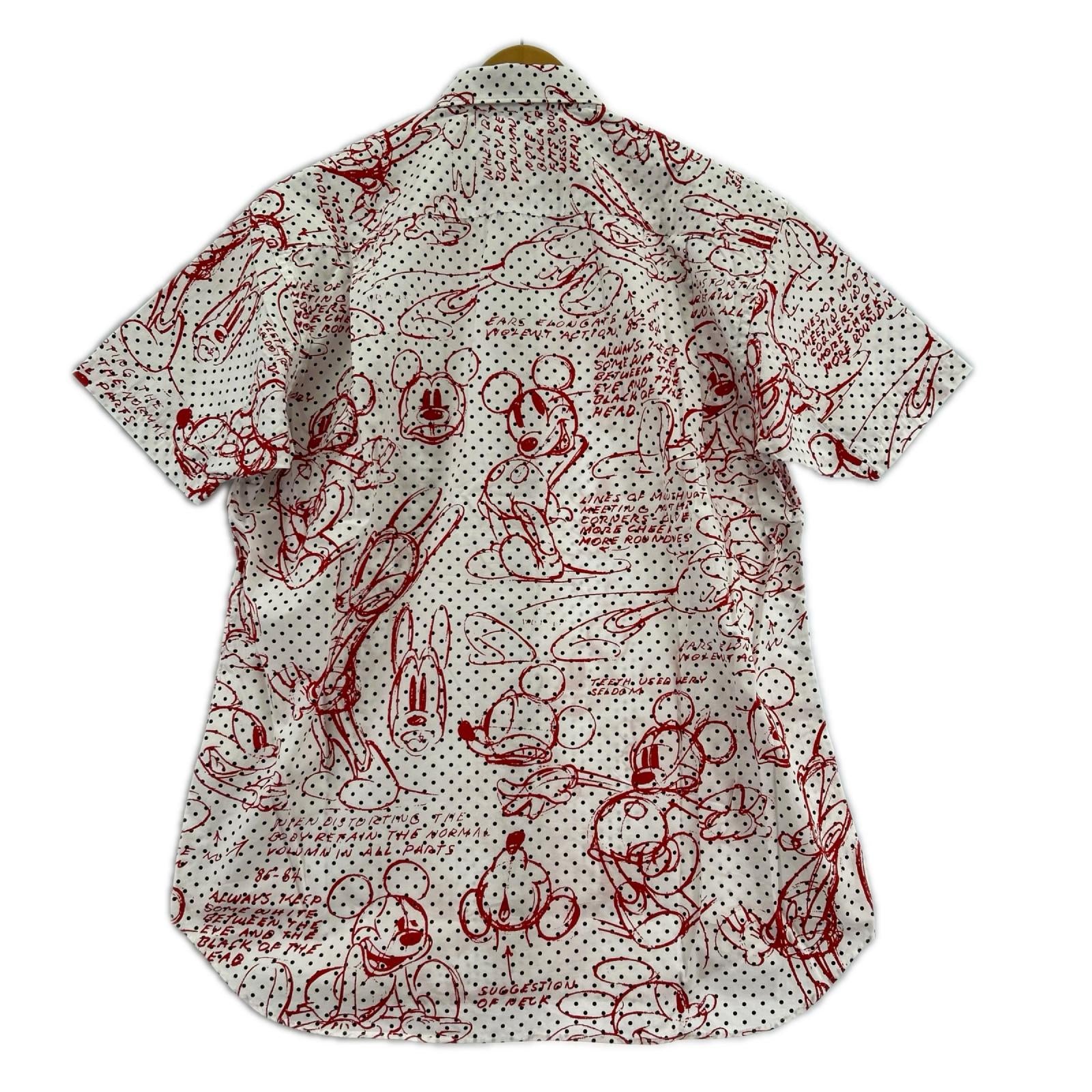半袖シャツ Disney ﾄﾞｯﾄｼｬﾂ（XS)