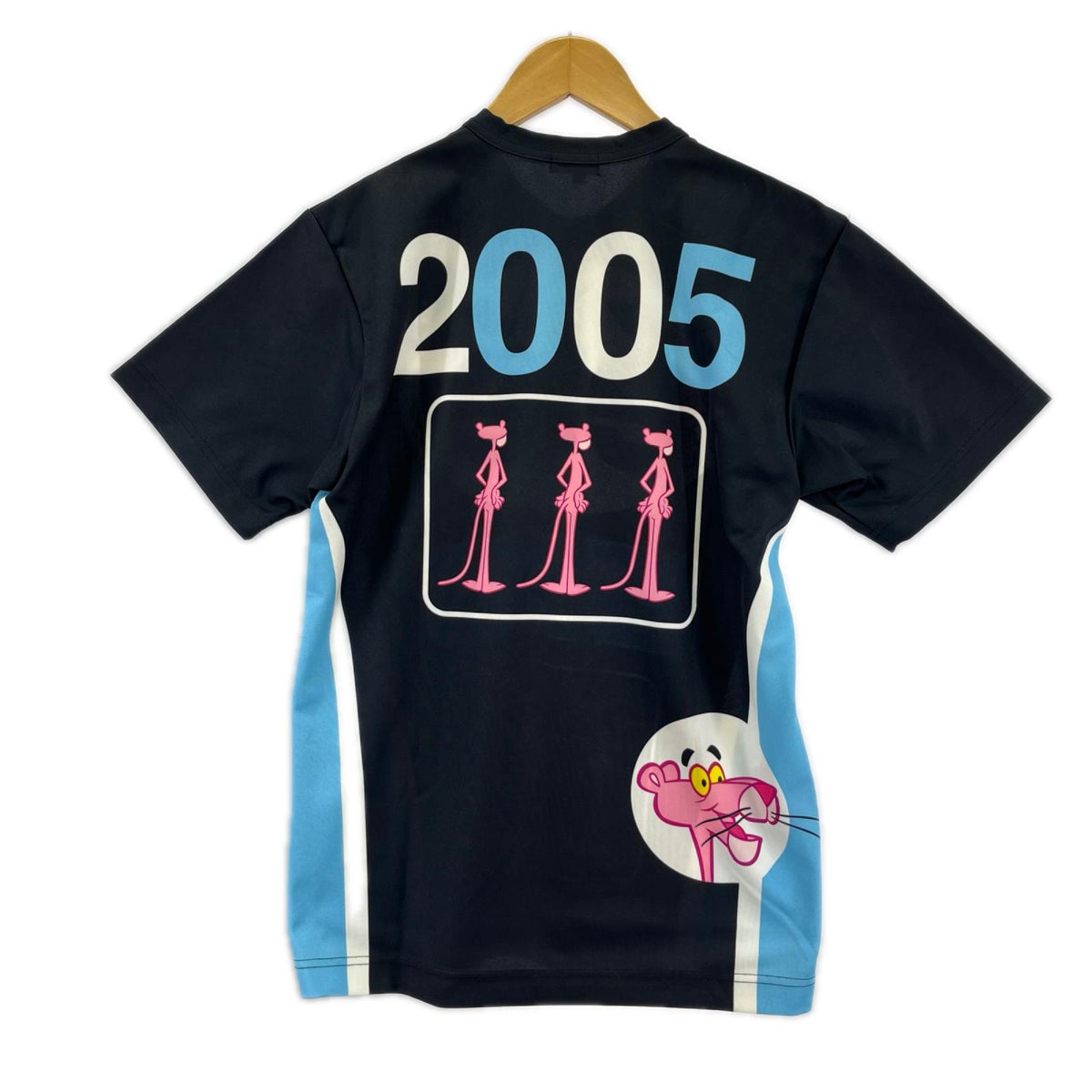 半袖Ｔシャツ ﾋﾟﾝｸﾊﾟﾝｻｰﾊｰﾌｼﾞｯﾌﾟ ｻｲｸﾙｼｬﾂ (M) M ブラック