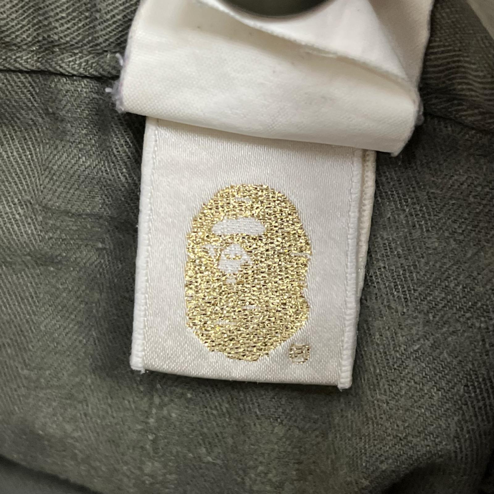パンツ A BATHING APE URSUS BAPE ミリタリーパンツ M カーキ M