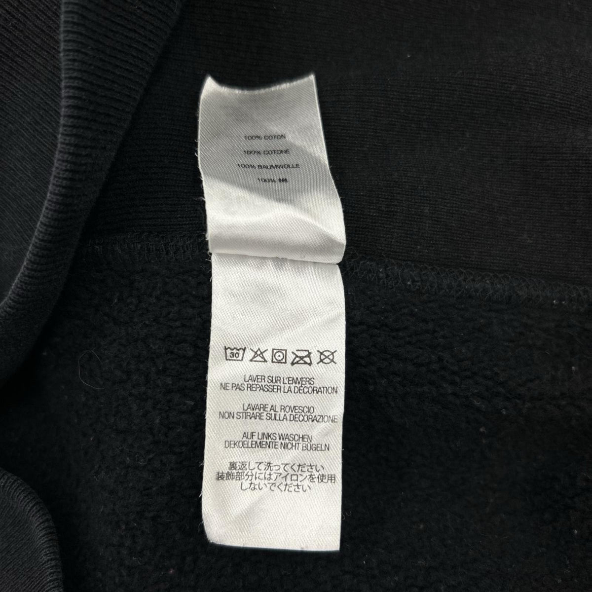パーカー JUNYA WATANABE Hoodie BLK SIZE M M ブラック