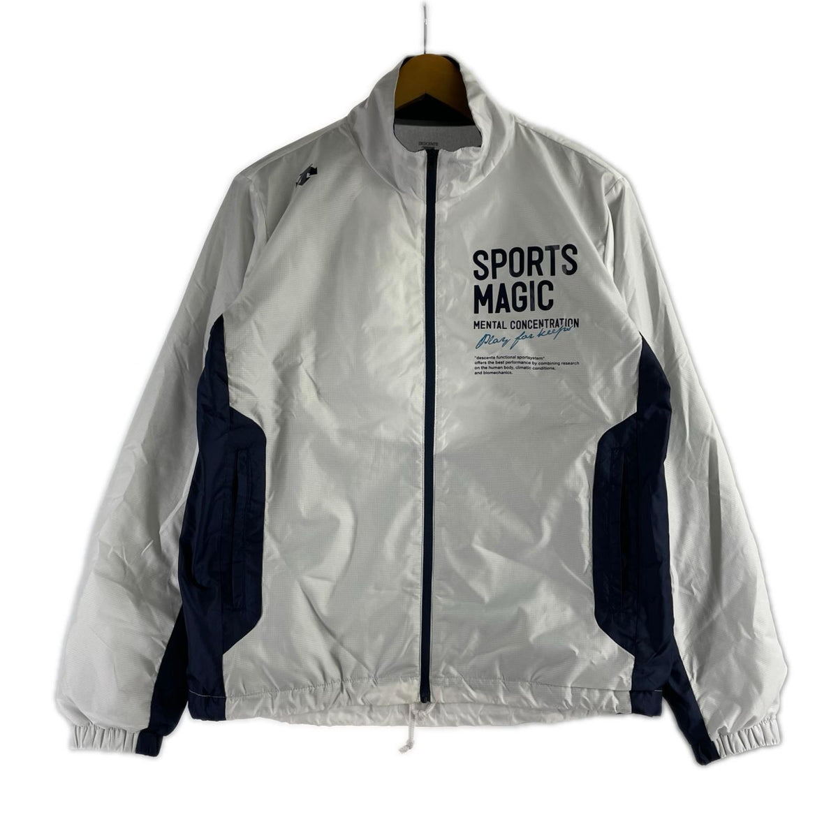 ジャケット DESCENTE ジップアップジャケット WH S ホワイト
