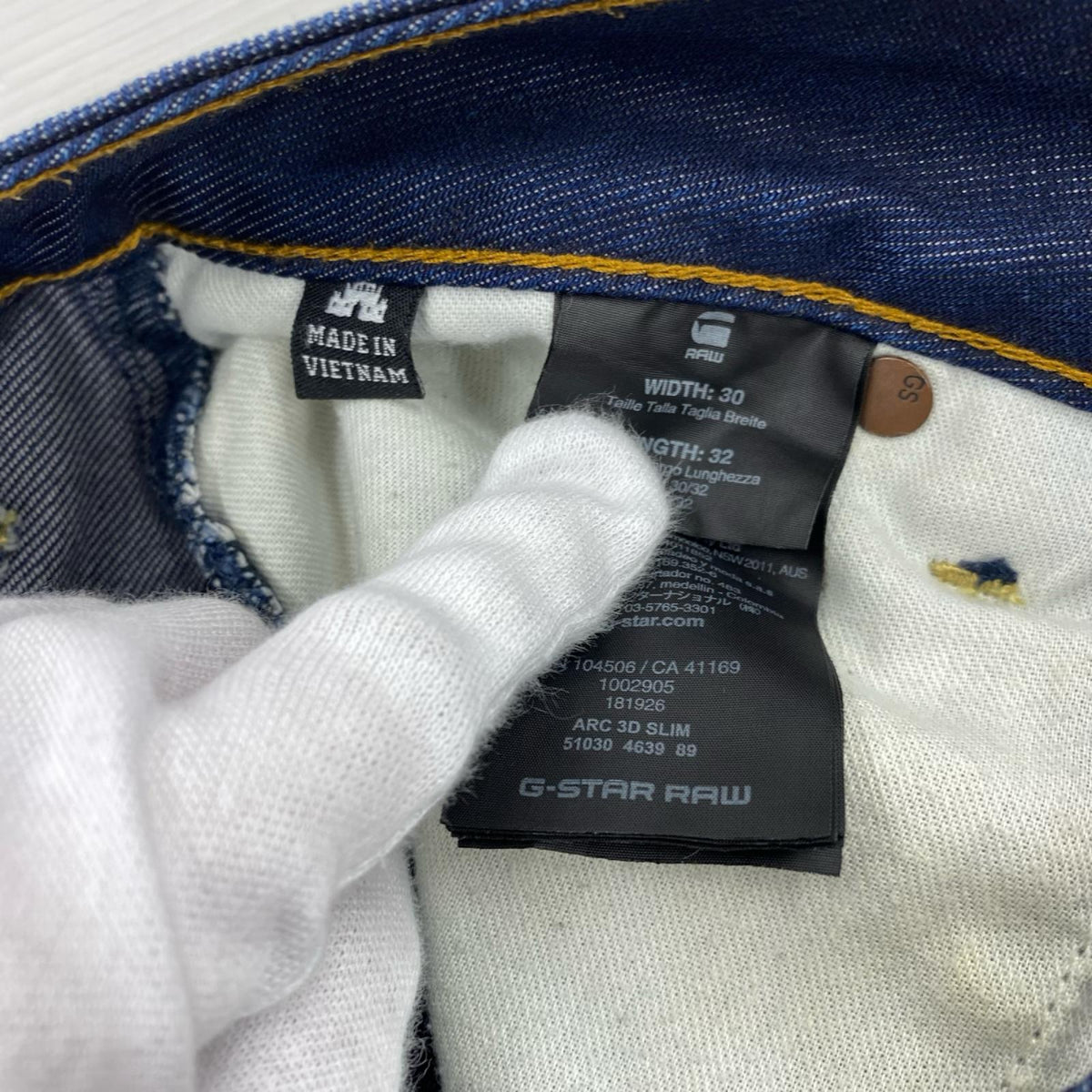デニムパンツ G-STAR RAW ARC 立体裁断ﾃﾞﾆﾑﾊﾟﾝﾂ 30