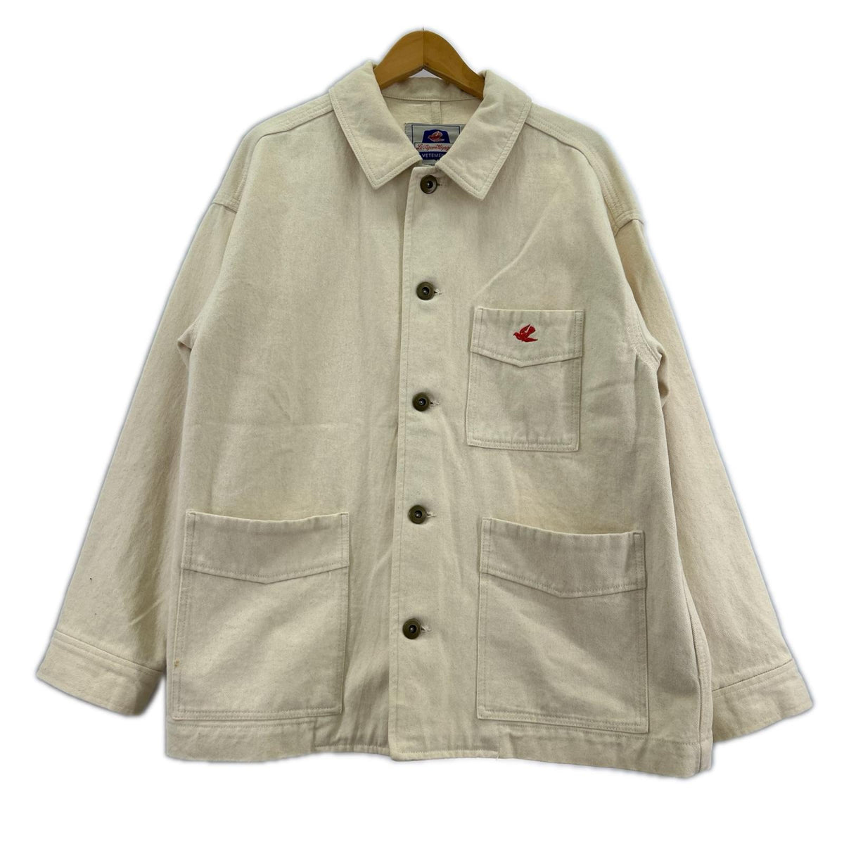 ジャケット Le Pigeon Voyageur ｶﾊﾞｰｵｰﾙ ｱｲﾎﾞﾘｰ S
