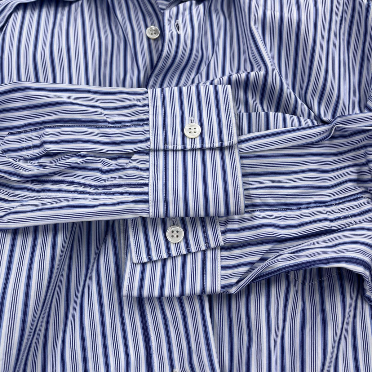長袖シャツ COMME des GARCONS ﾃﾞｻﾞｲﾝﾄﾞｯｷﾝｸﾞﾛﾝｸﾞｼｬﾂ XS 青