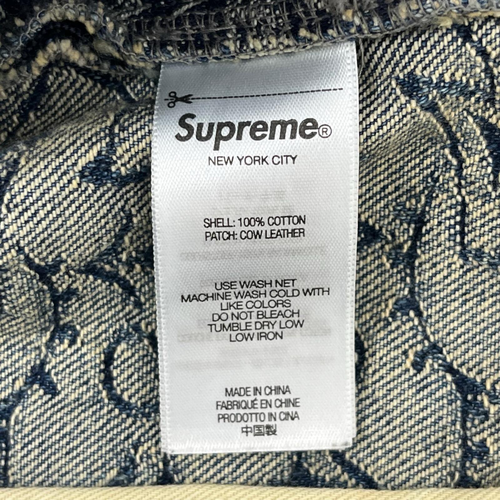 パンツ Supreme 25ss Bandana Jacquard Baggy Jean バギーデニム 32 ブルー