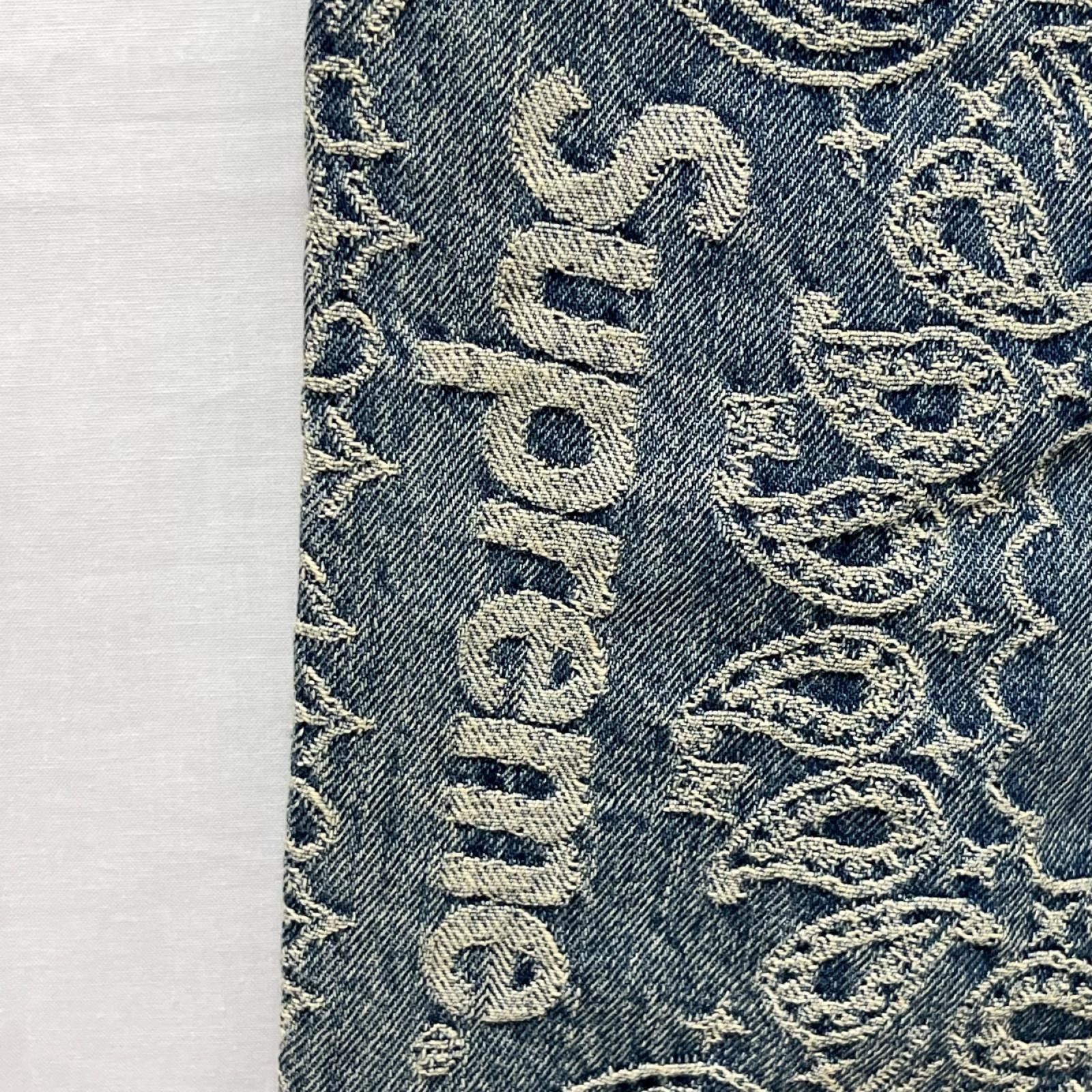 パンツ Supreme 25ss Bandana Jacquard Baggy Jean バギーデニム 32 ブルー