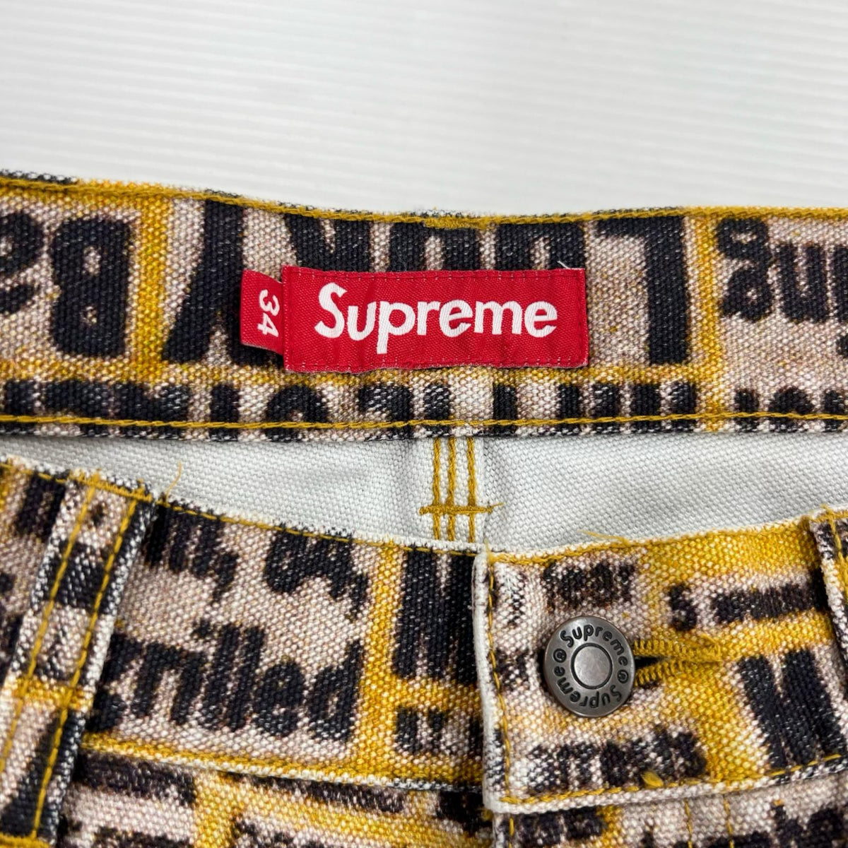 デニムパンツ Supreme 25AW Dash Snow Double Knee Painter Pant (34) ベージュ