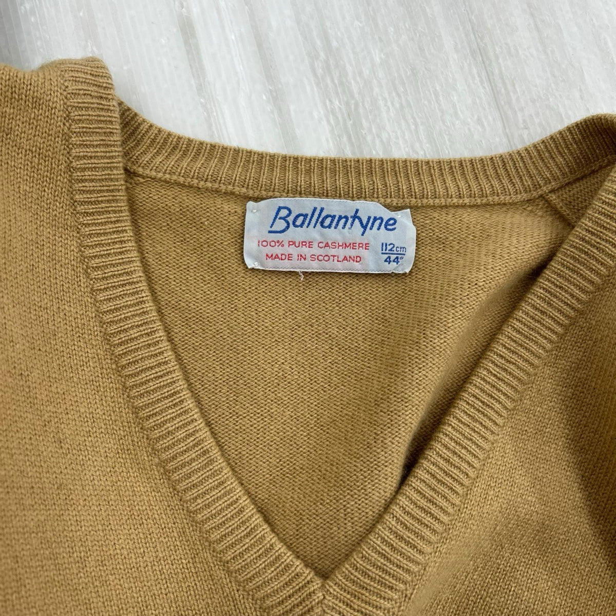 ニット 80s カシミヤ100% ニット ブラウン