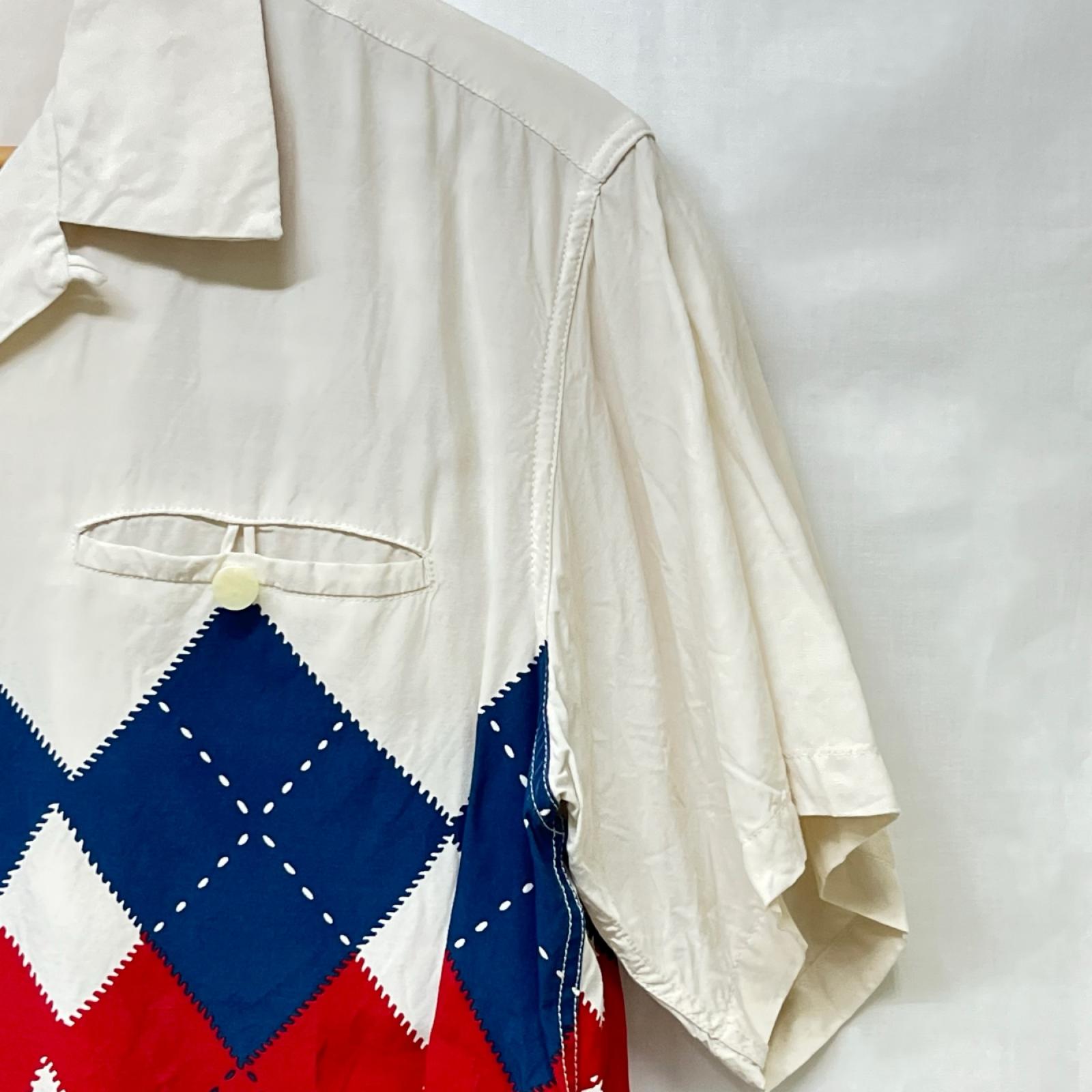 半袖シャツ star of hollywood RAYON ARGYLE SHIRT S S
