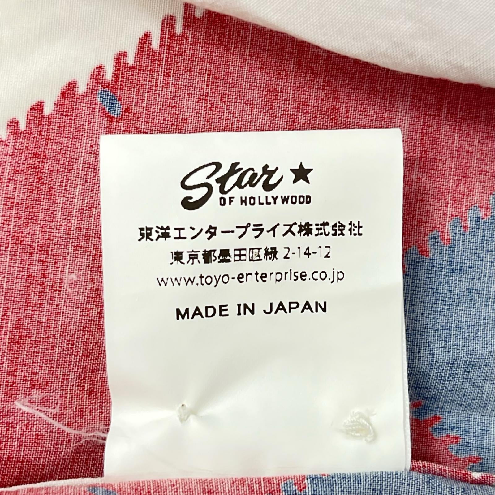 半袖シャツ star of hollywood RAYON ARGYLE SHIRT S S