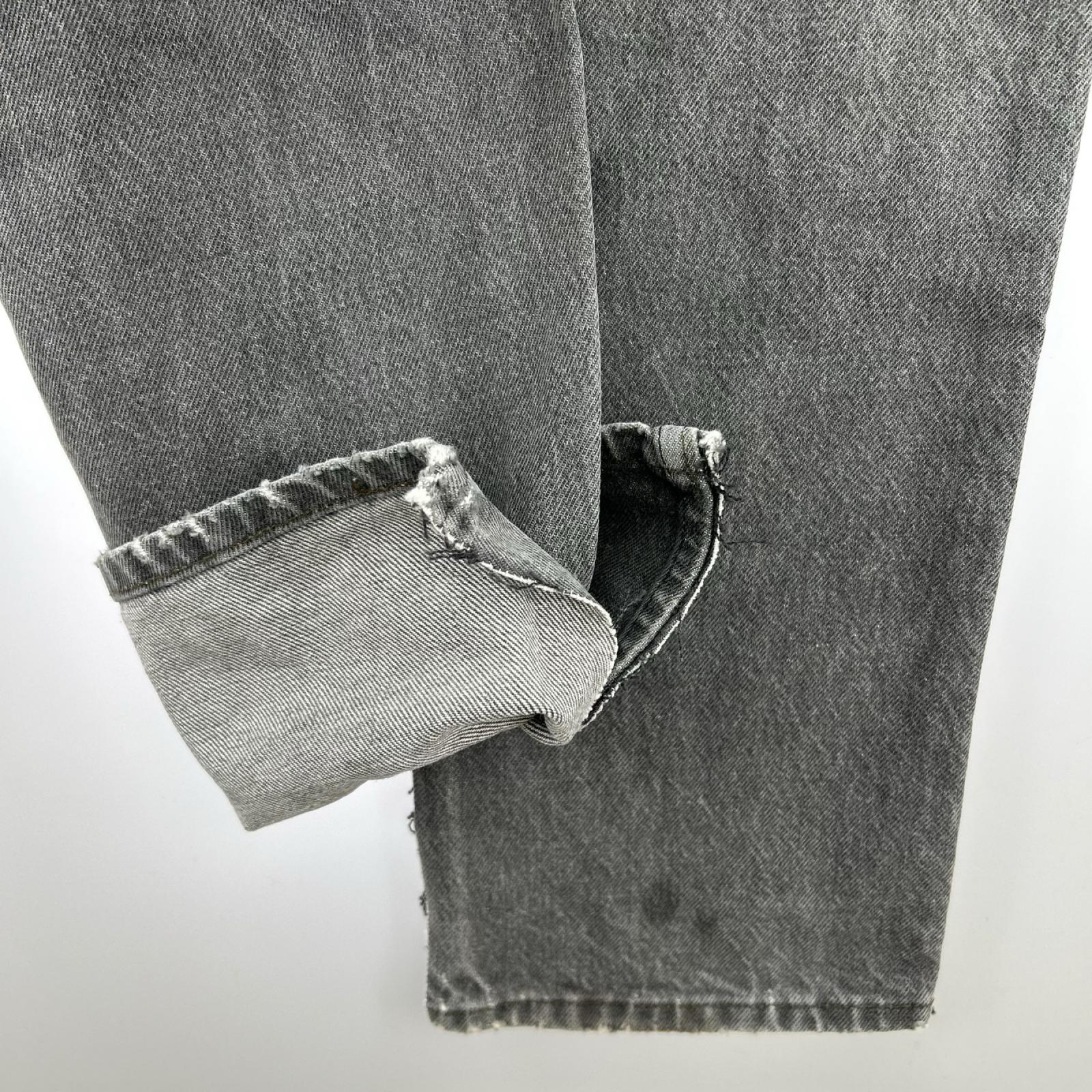 デニムパンツ Levi's 505 USA　先染め (35) ブラック
