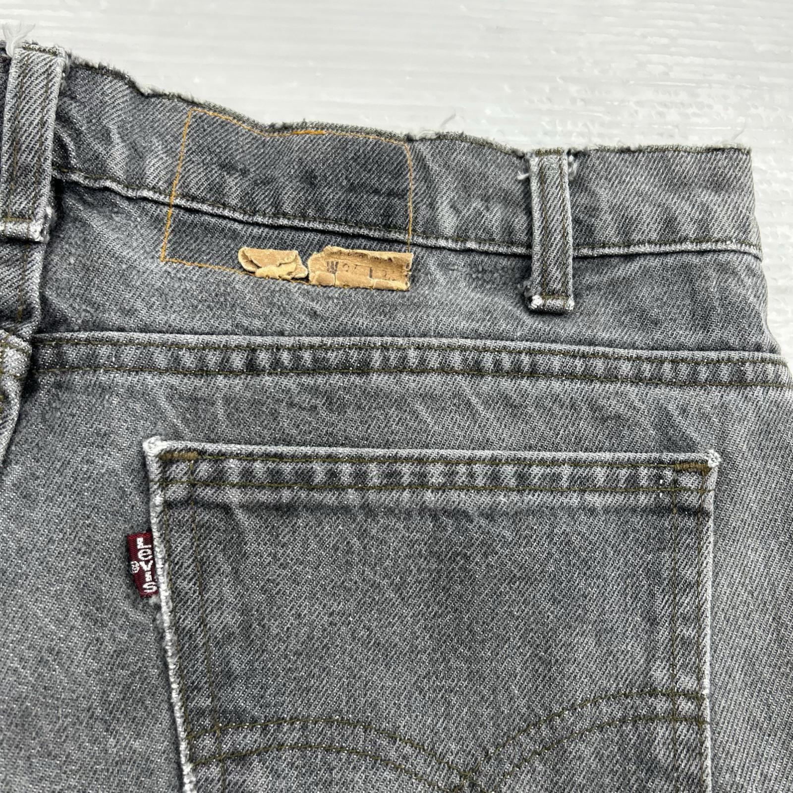 デニムパンツ Levi's 505 USA　先染め (35) ブラック