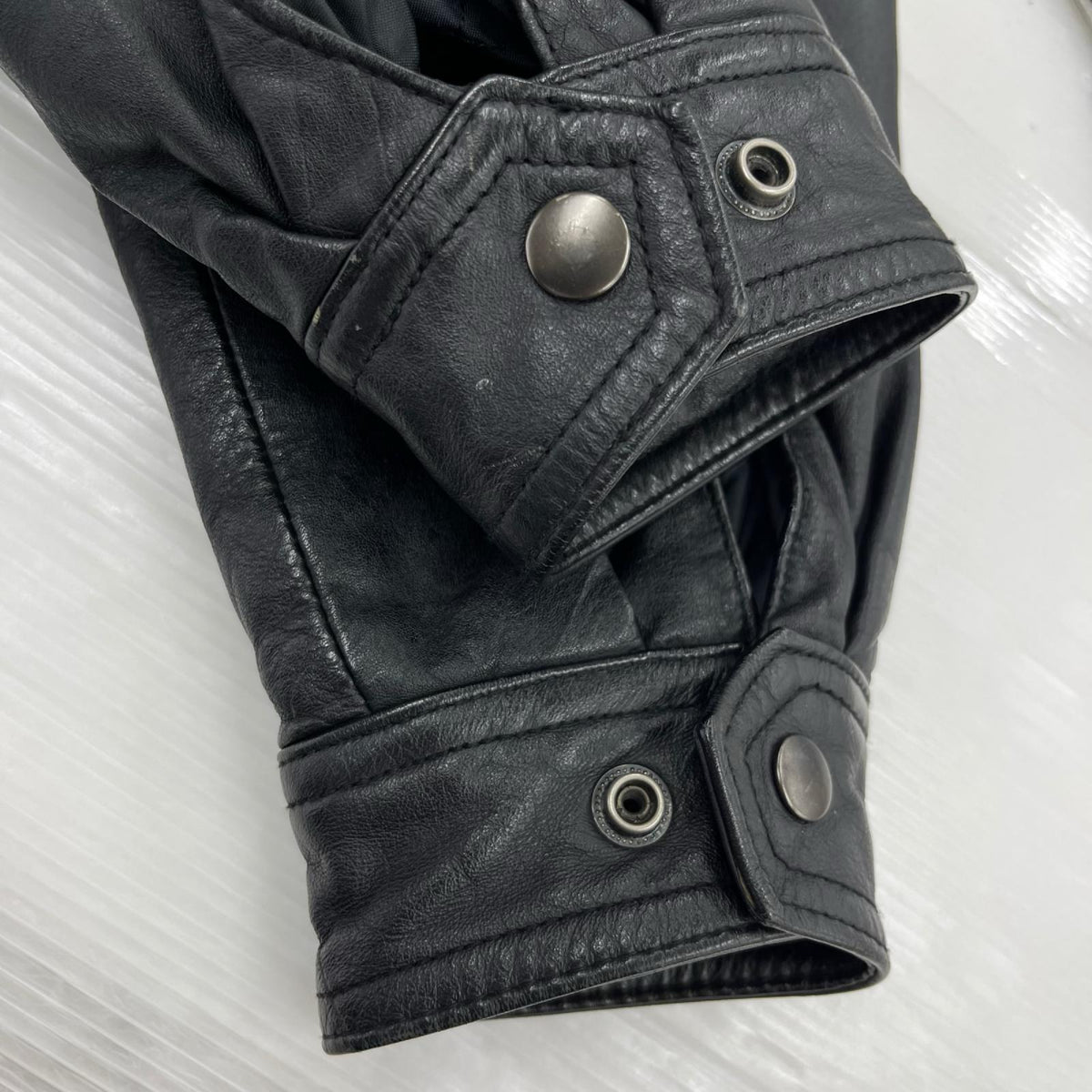 レザージャケット ECHT LEDER ﾚｻﾞｰﾌﾞﾙｿﾞﾝ LL ﾌﾞﾗｯｸ LL ブラック