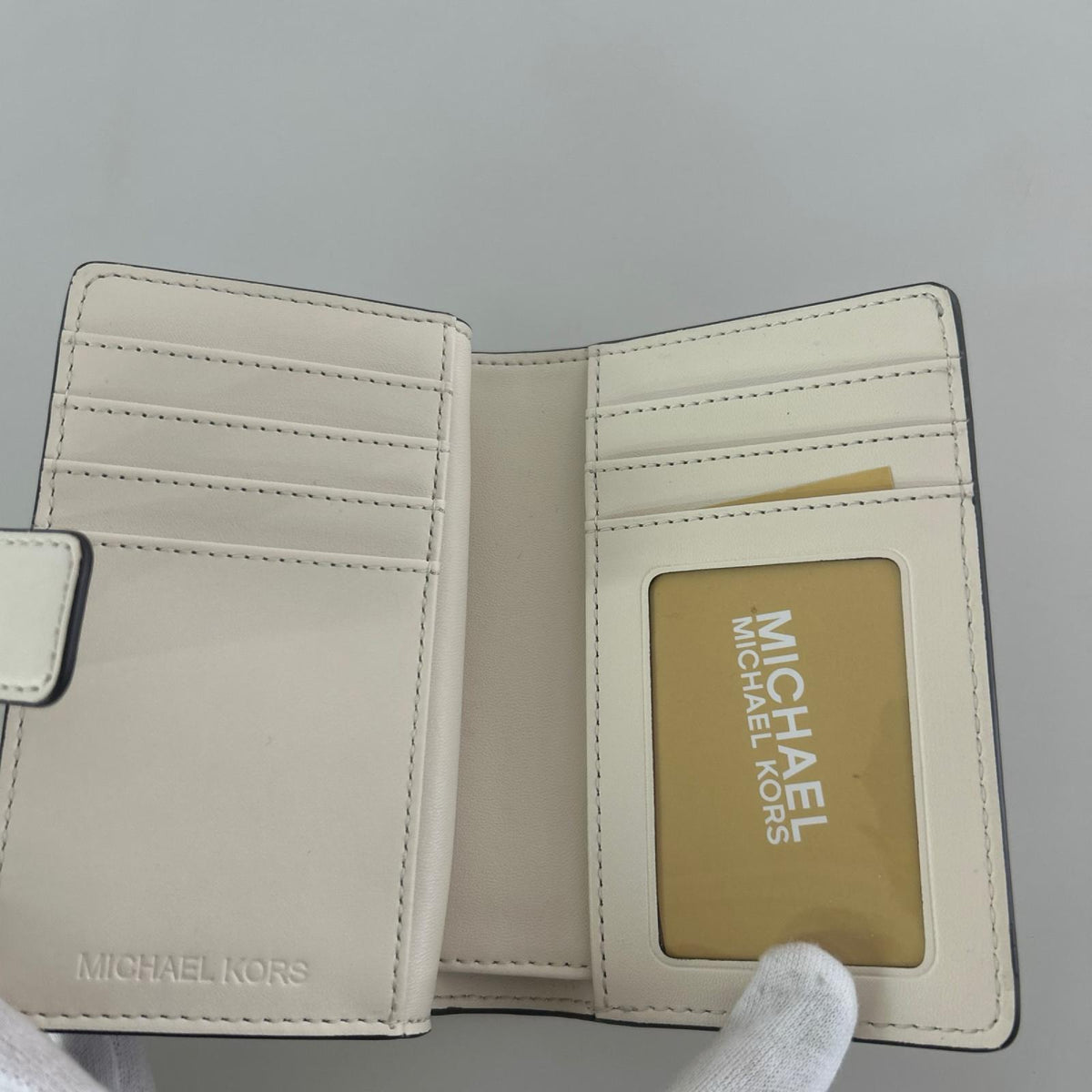 コンパクトウォレット 二つ折り財布 KYOTO ベージュ