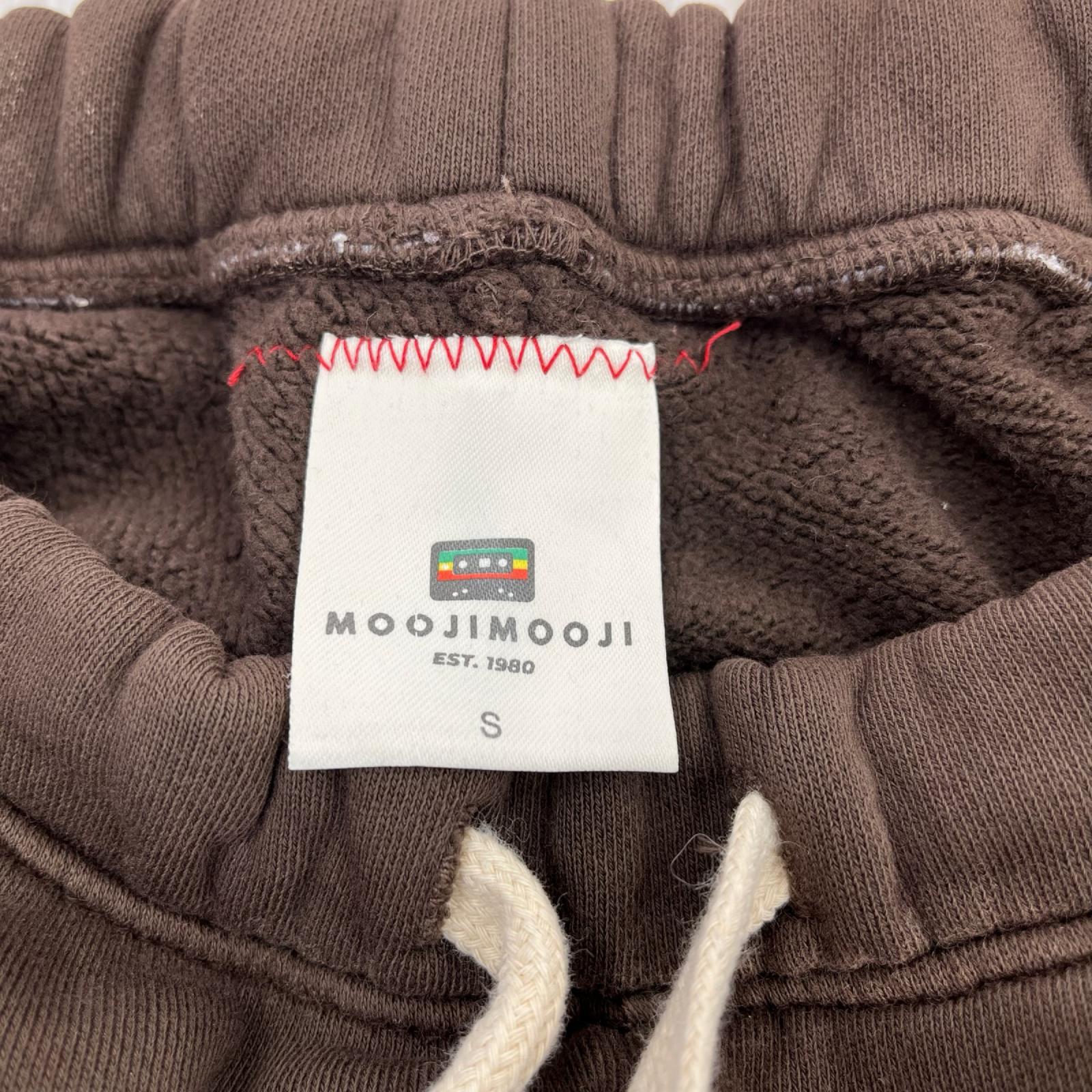 パンツ moojiooji ﾌｪｰﾄﾞｽｳｪｯﾄﾊﾟﾝﾂ 茶 S ブラウン
