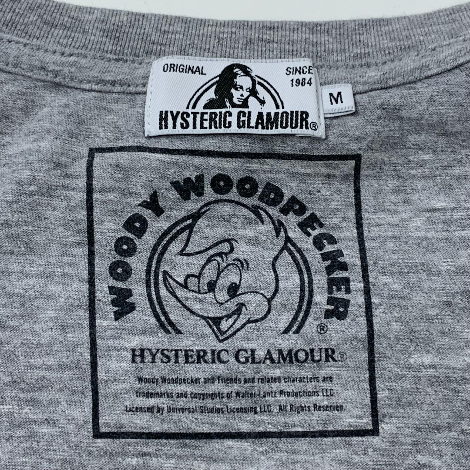 半袖Ｔシャツ HYSTERIC GLAMOUR WOODY WOODPECKER プリントTee M グレー M グレー