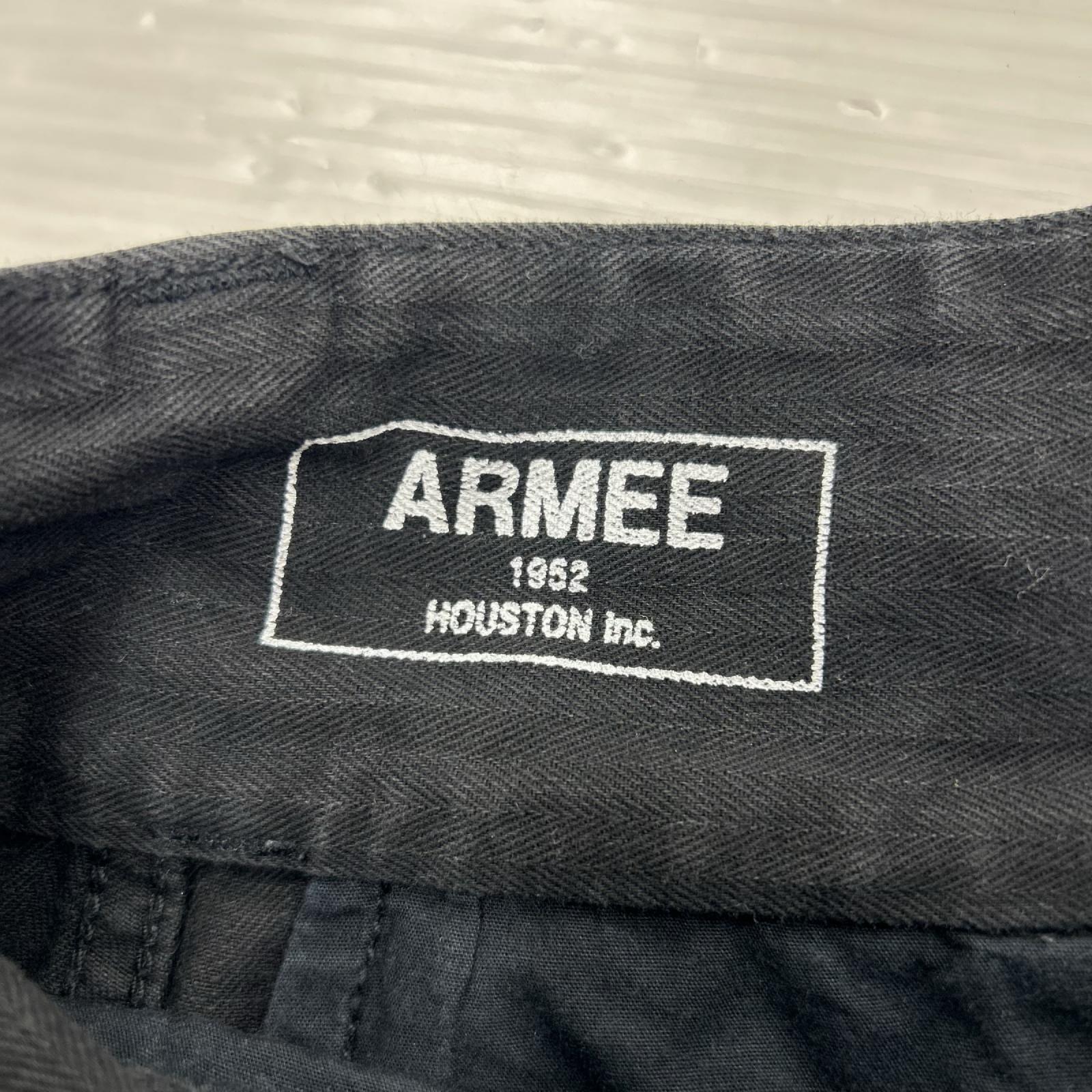 パンツ HOUSTON FRENCH MILITARY M-47 PANTS 黒 ブラック