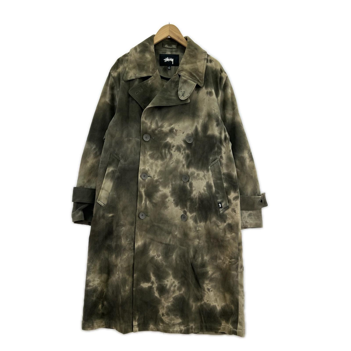 ジャケット STUSSY Dyed Trench Coat S ｶｰｷ S