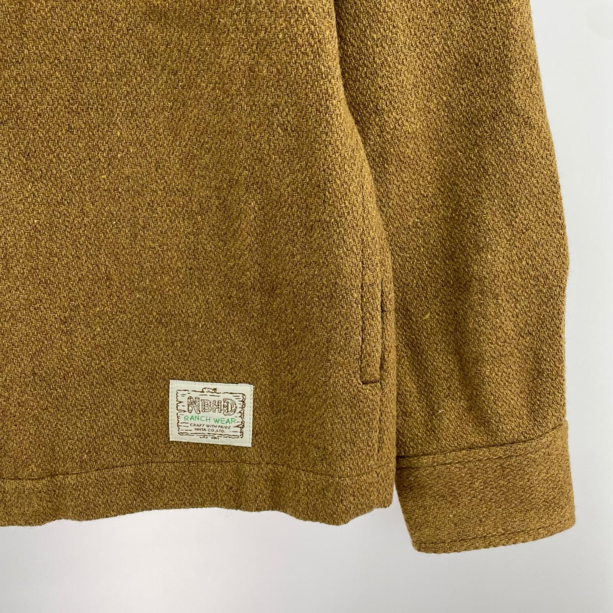 ジャケット CPO SOLID WE-SHIRT 茶 S S