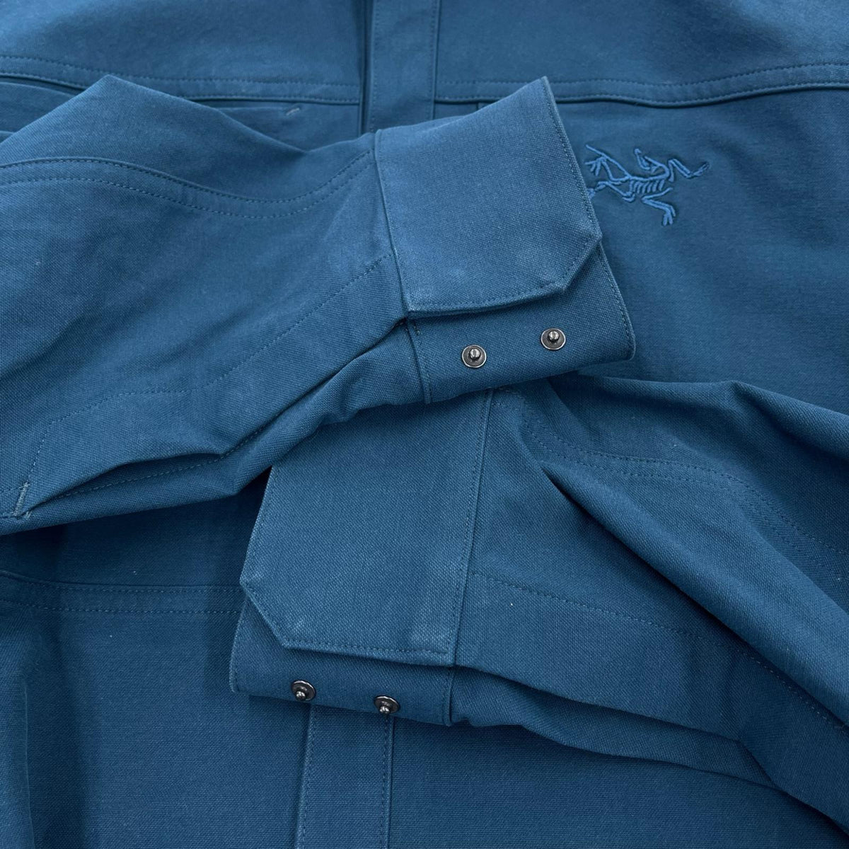 長袖シャツ ARC'TERYX Cronin Cotton Overshirt M 紺 M ネイビー