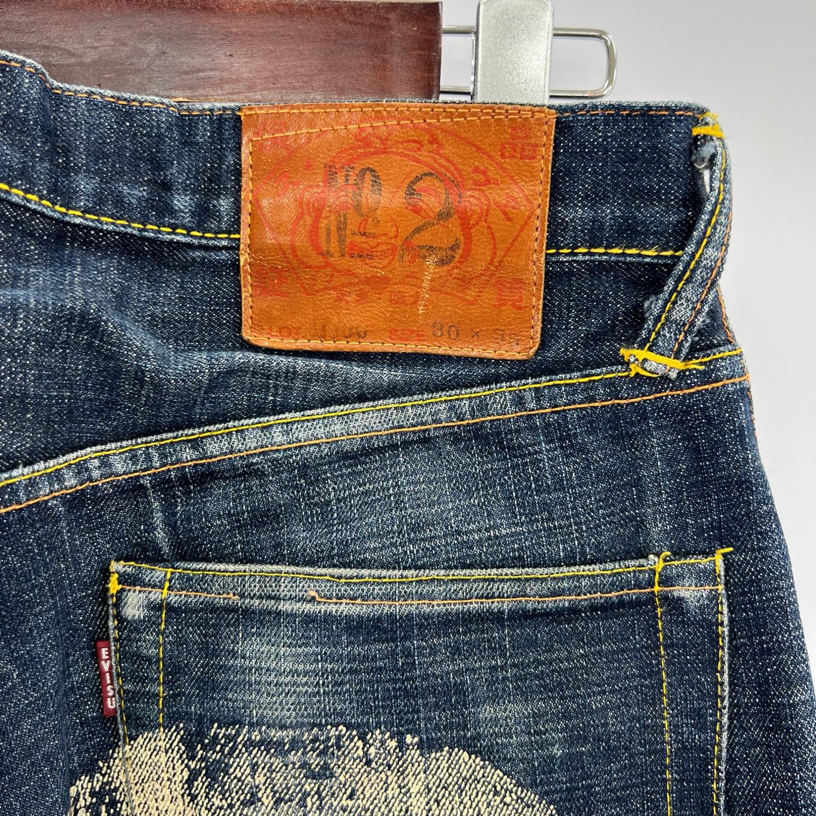 デニムパンツ EVISU No2 大黒 ﾃﾞﾆﾑﾊﾟﾝﾂ 30 ネイビー