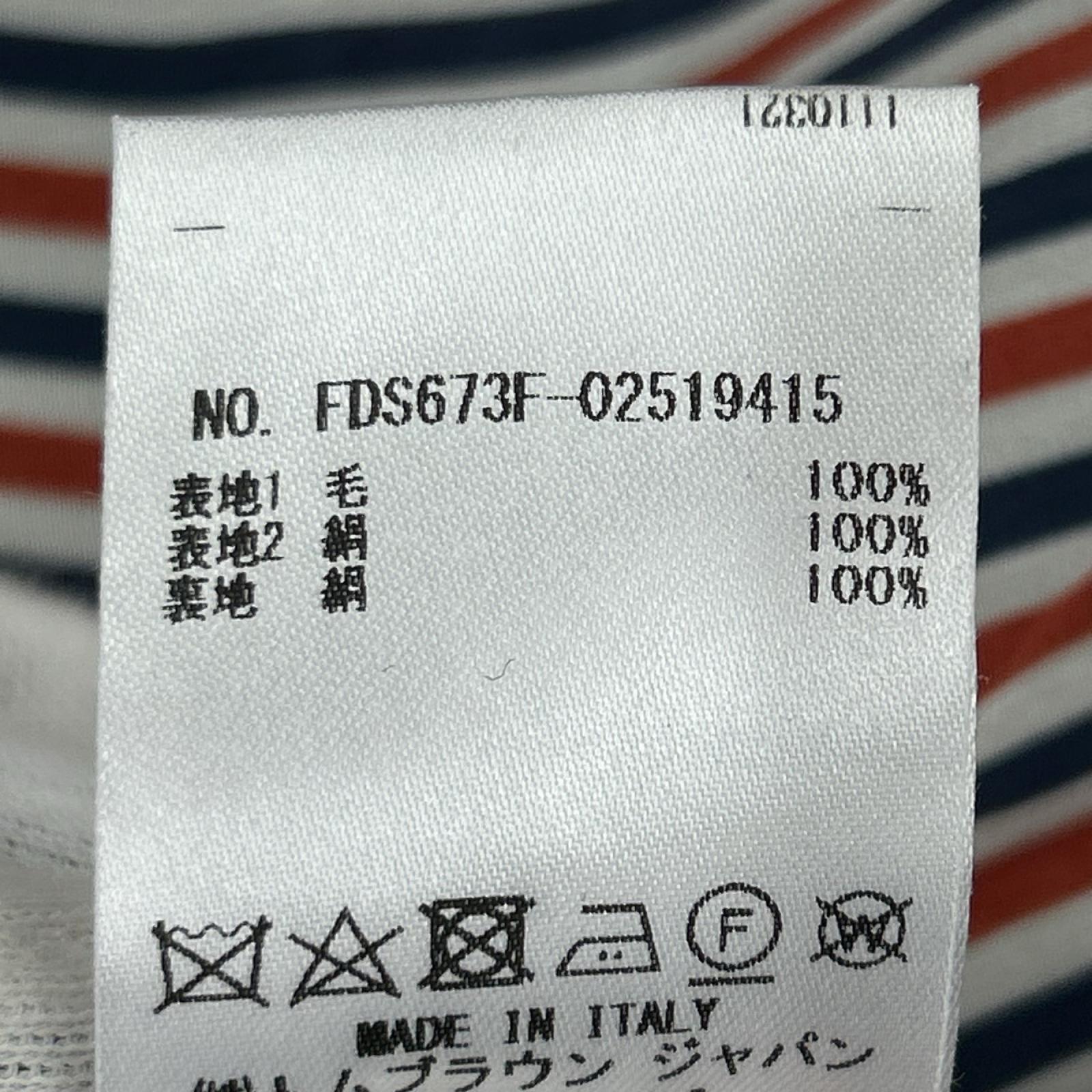 ワンピース ﾊﾟﾈﾙｽﾄﾗｲﾌﾟﾜﾝﾋﾟｰｽ 44 44 ネイビー