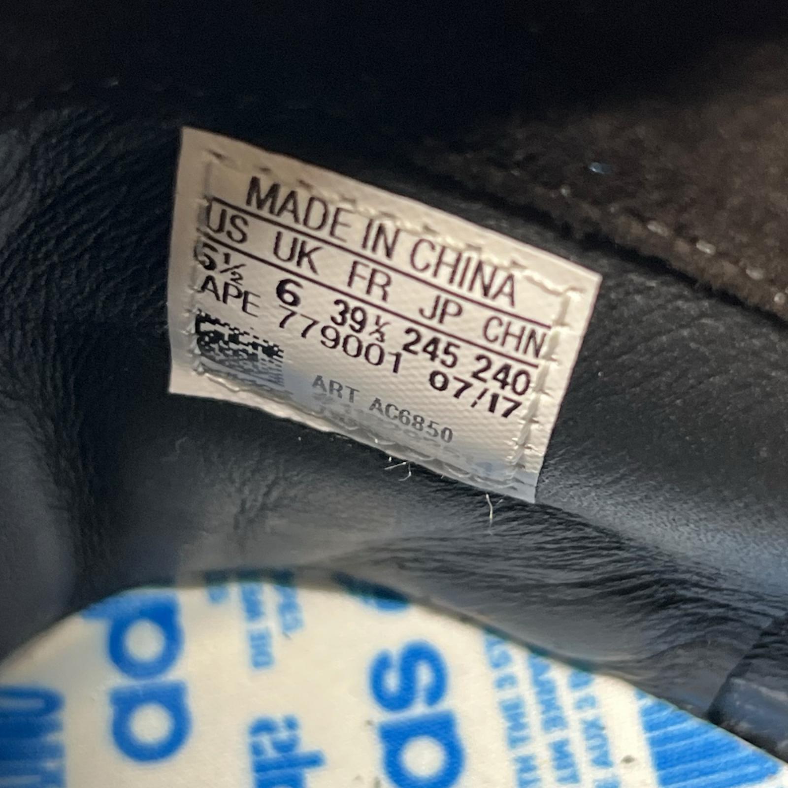 スニーカー ×ALEXANDER WANG AW SKATE MID AC6850 24.5cm (US6 1/2 UK6 EU39) ブラック