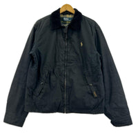ジャケット POLO RALPH LAUREN 襟ｺｰﾃﾞｭﾛｲ ｽｲﾝｸﾞﾄｯﾌﾟ S ﾌﾞﾗｯｸ S ブラック