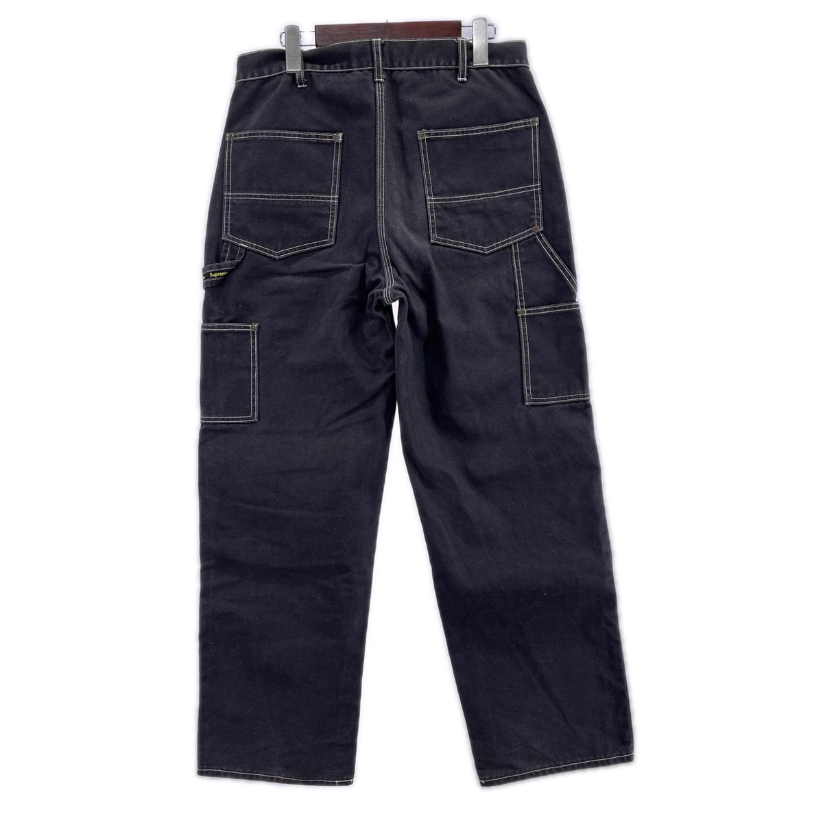 パンツ Supreme 22SS Double Knee Canvas Painter Pant 30 黒 30 ブラック