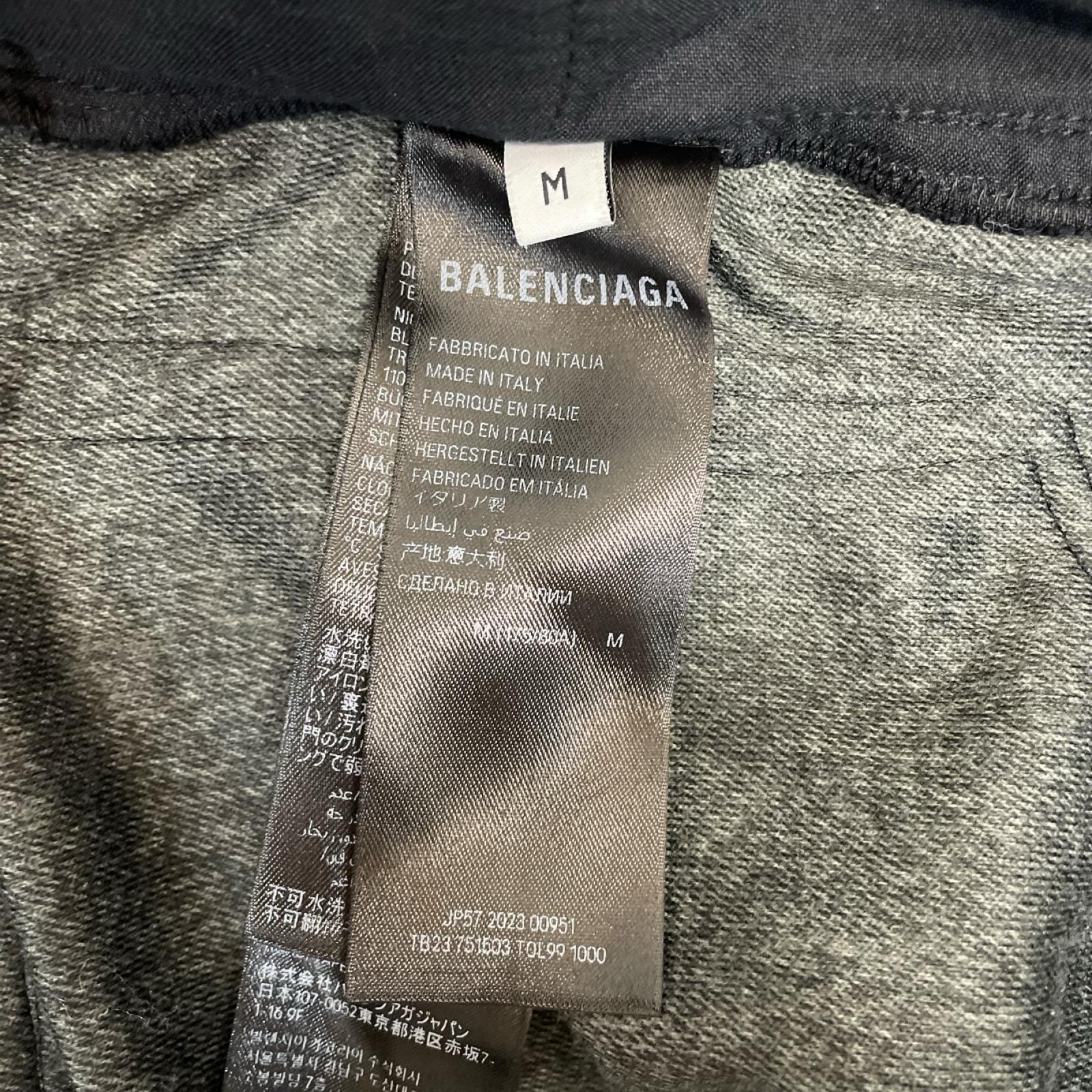 BALENCIAGA デニム トロンプルイユ　パンツ　751503 TOL99 M