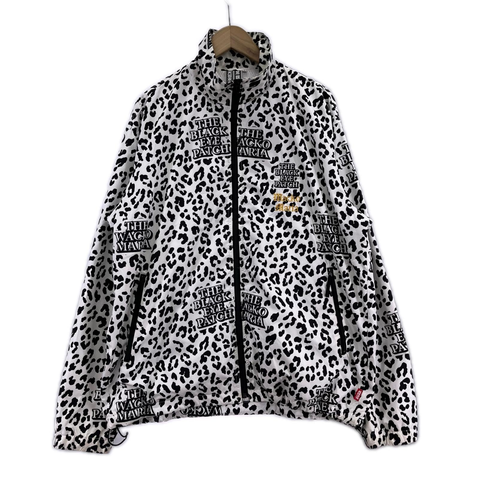 ジャケット WACKO MARIA×BLACK EYE PATCH LEOPARD TRACK JACKET M 白×黒 M