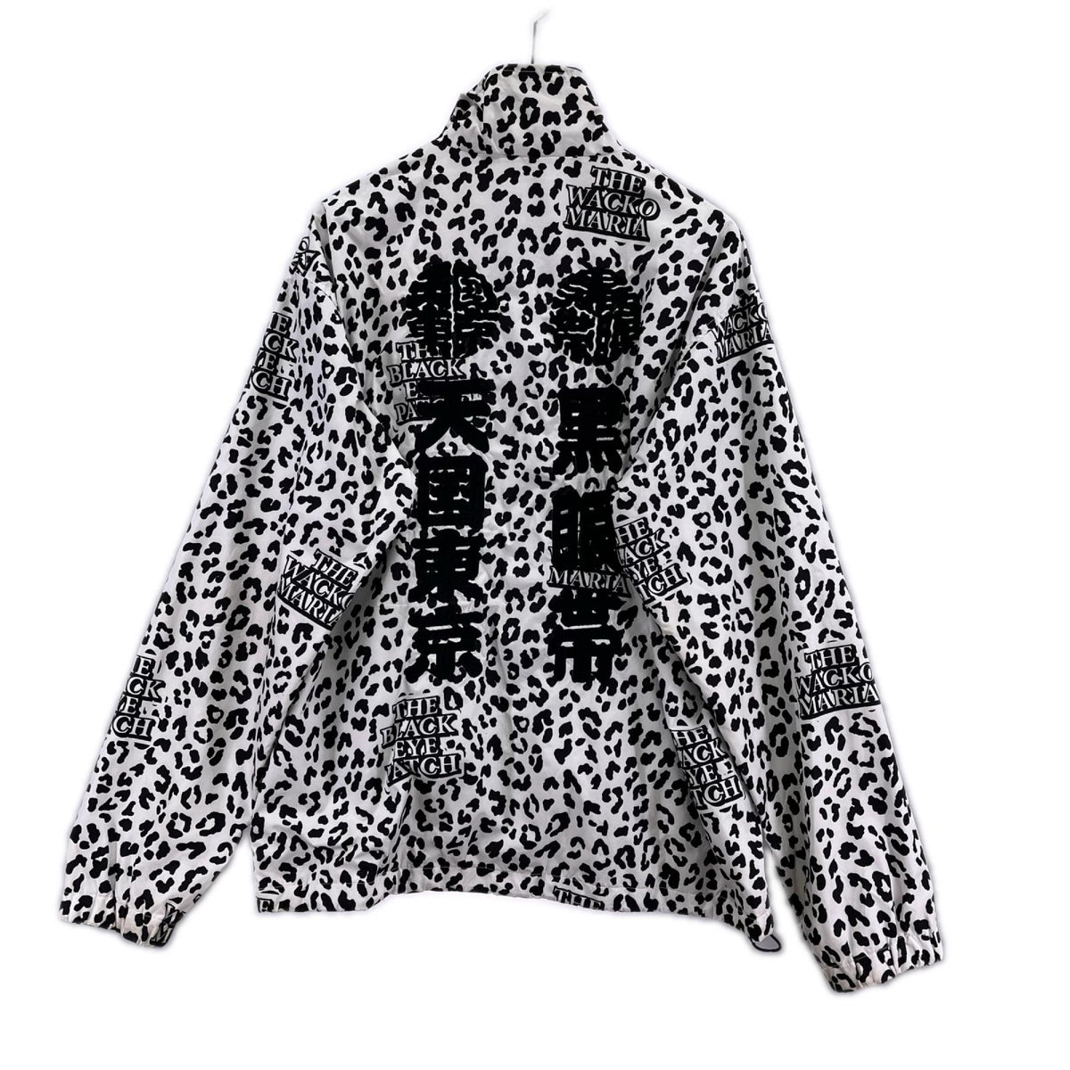 ジャケット WACKO MARIA×BLACK EYE PATCH LEOPARD TRACK JACKET M 白×黒 M