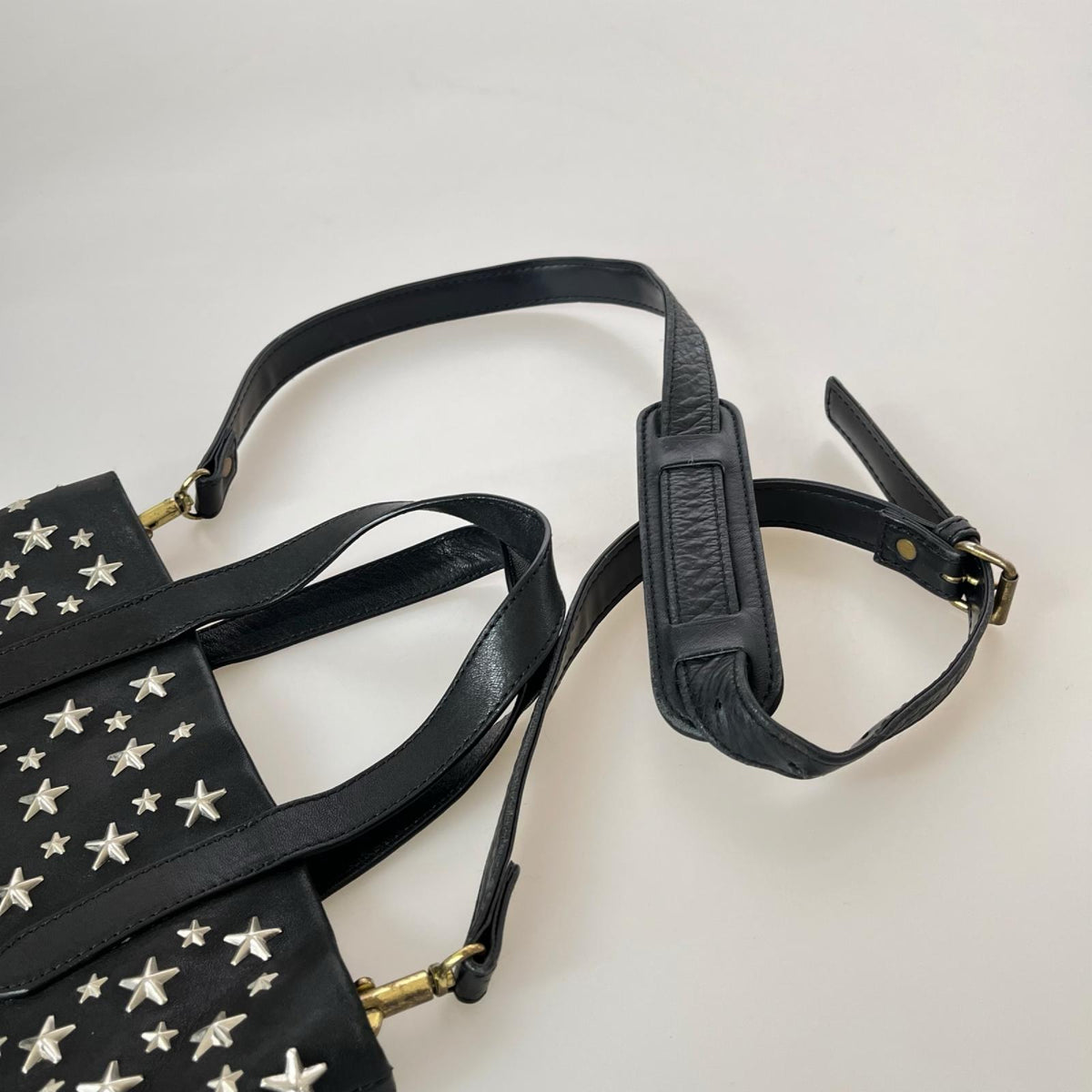 JIMMY CHOO/ｿﾌｨｱ/ｽﾀｰｽﾀｯｽﾞ2WAYﾄｰﾄﾊﾞｯｸﾞ