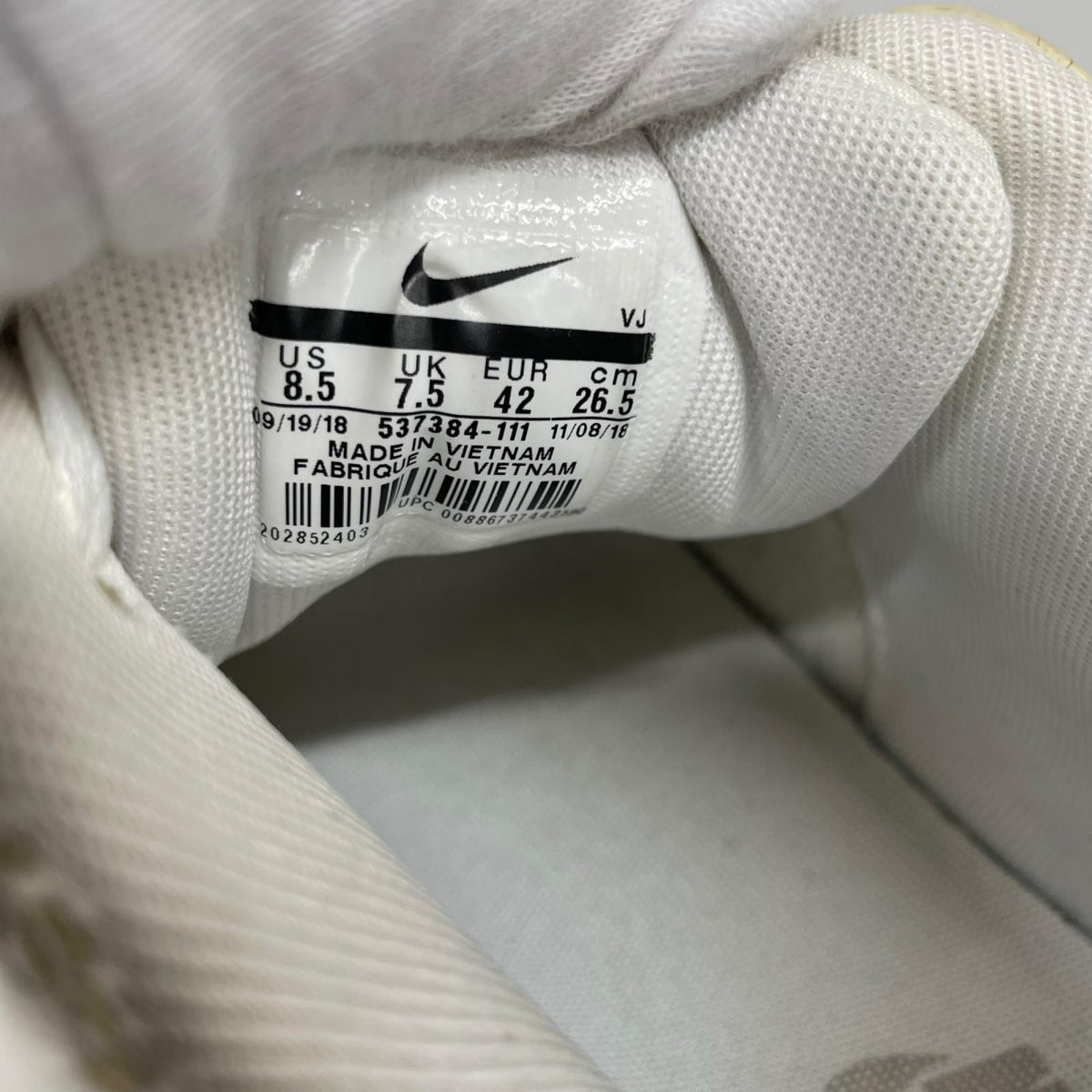スニーカー AIR MAX 90 ESSENTIAL (26.5) 26.5cm (US8 1/2 UK8 EU43) ホワイト