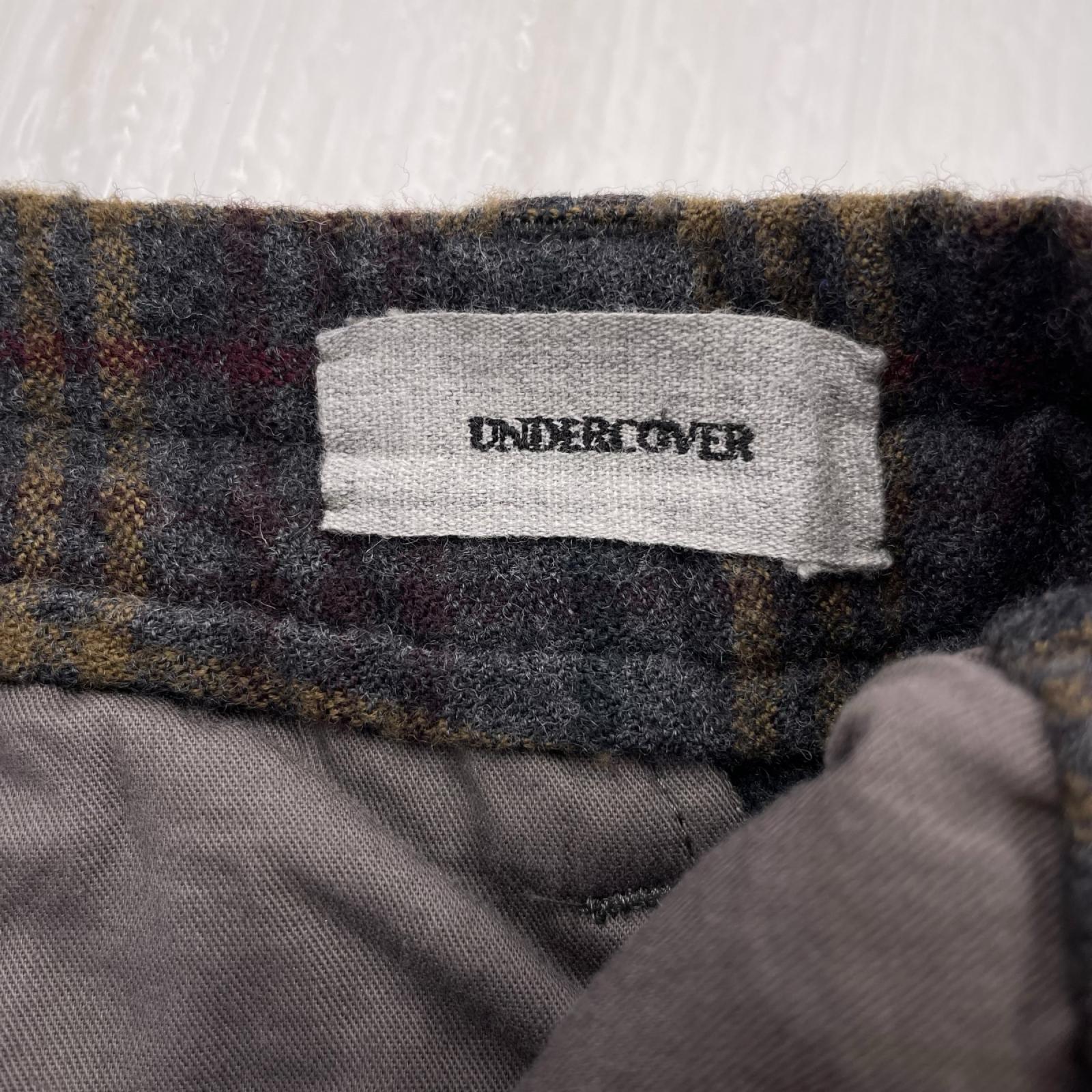 パンツ 12AW ｻｲｺｶﾗ―期 縮絨ｳｰﾙﾊﾟﾝﾂ ﾁｪｯｸ (4) 4