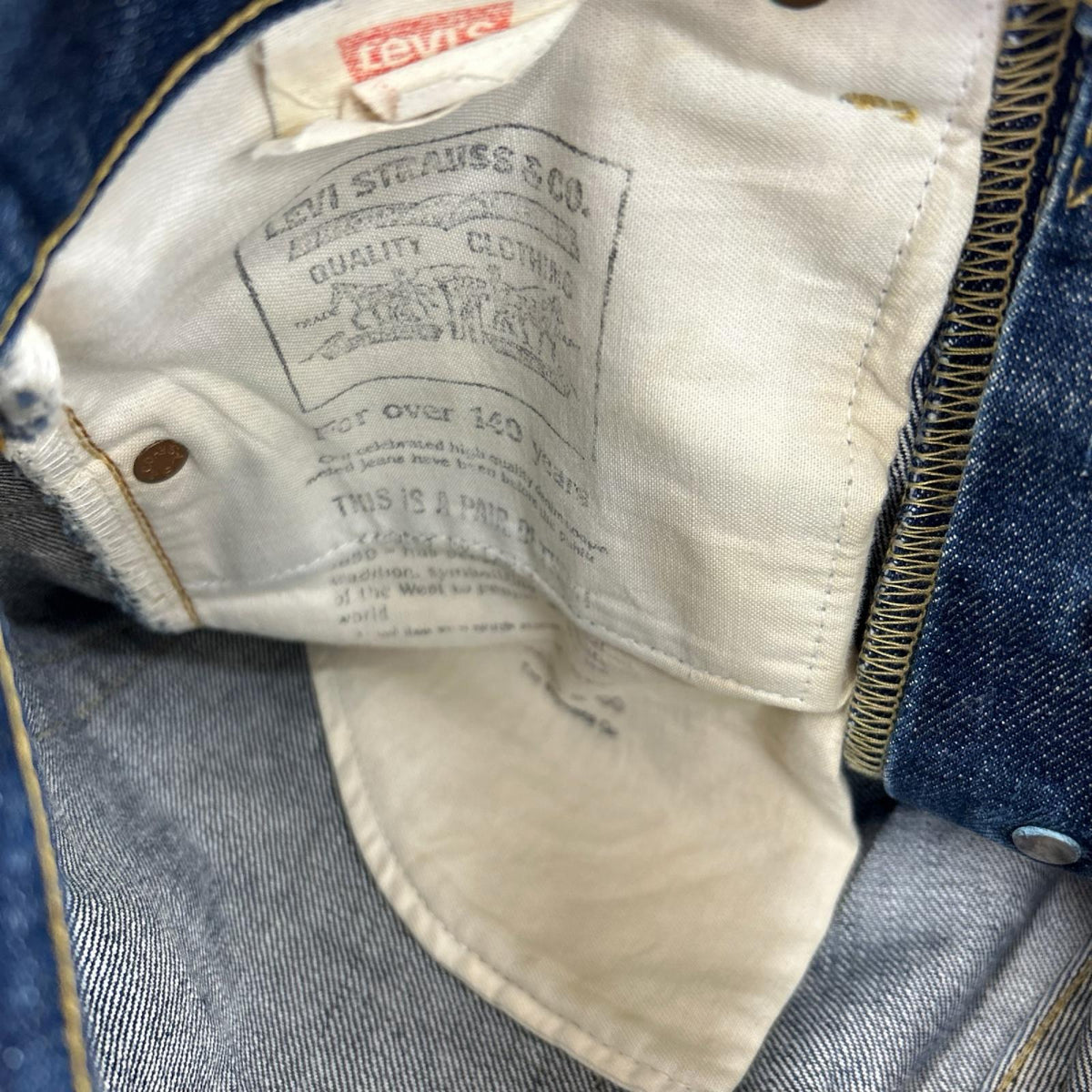 デニムパンツ 503BXX 日本製 復刻 ﾎﾞﾀﾝ裏J22 29 ネイビー