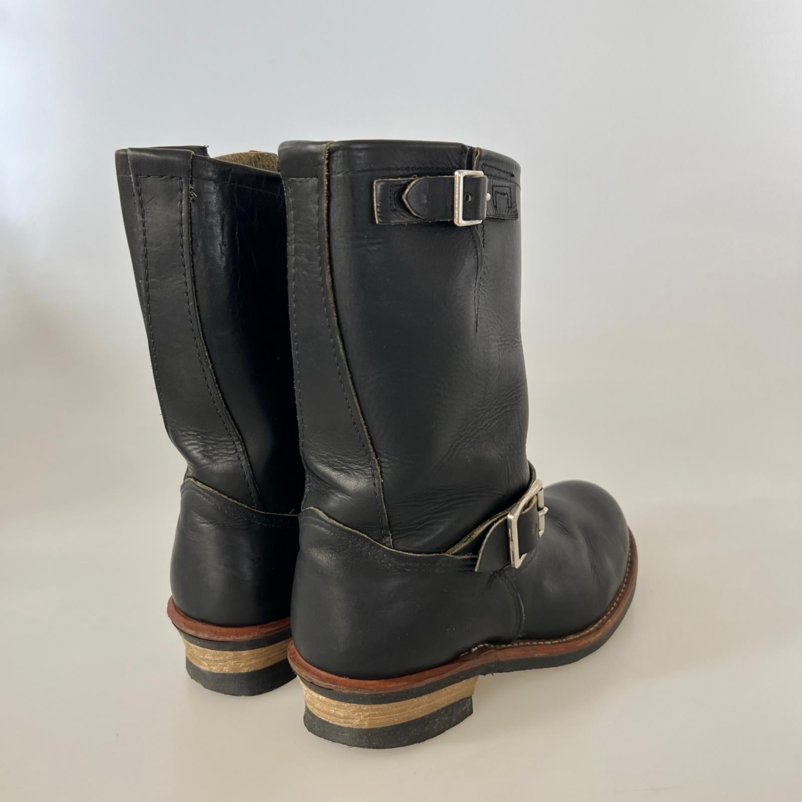 ブーツ RED WING 9085 ｴﾝｼﾞﾆｱｰﾄﾞﾌﾞｰﾂ 黒 (27.0) 27cm (US9 UK8 1/2 EU44) ブラック