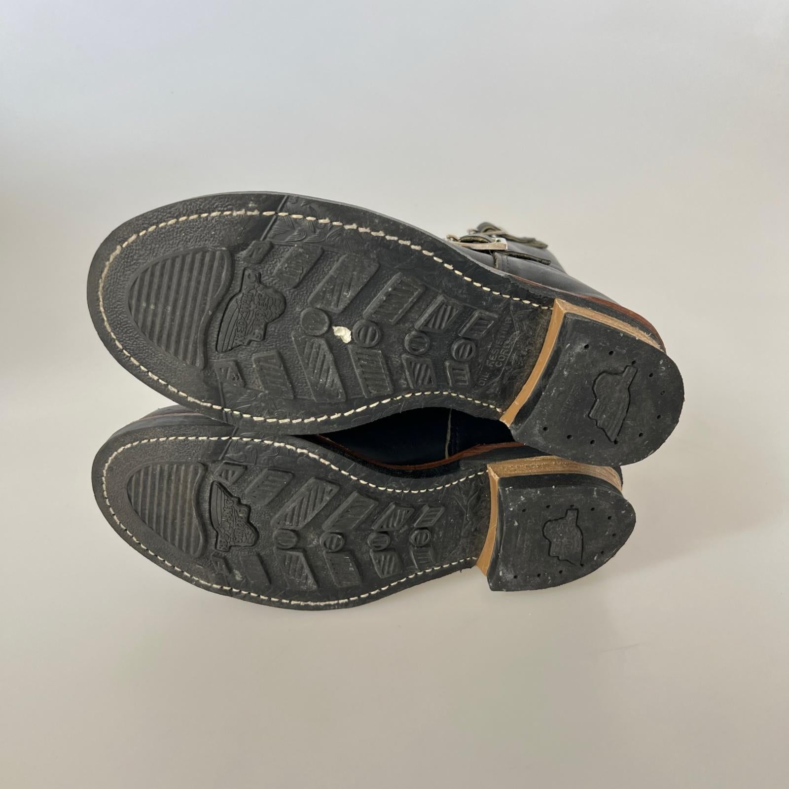 ブーツ RED WING 9085 ｴﾝｼﾞﾆｱｰﾄﾞﾌﾞｰﾂ 黒 (27.0) 27cm (US9 UK8 1/2 EU44) ブラック