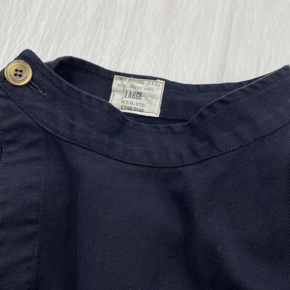 ジャケット 60s ｲｷﾞﾘｽ軍 NURSING GOWN L ネイビー