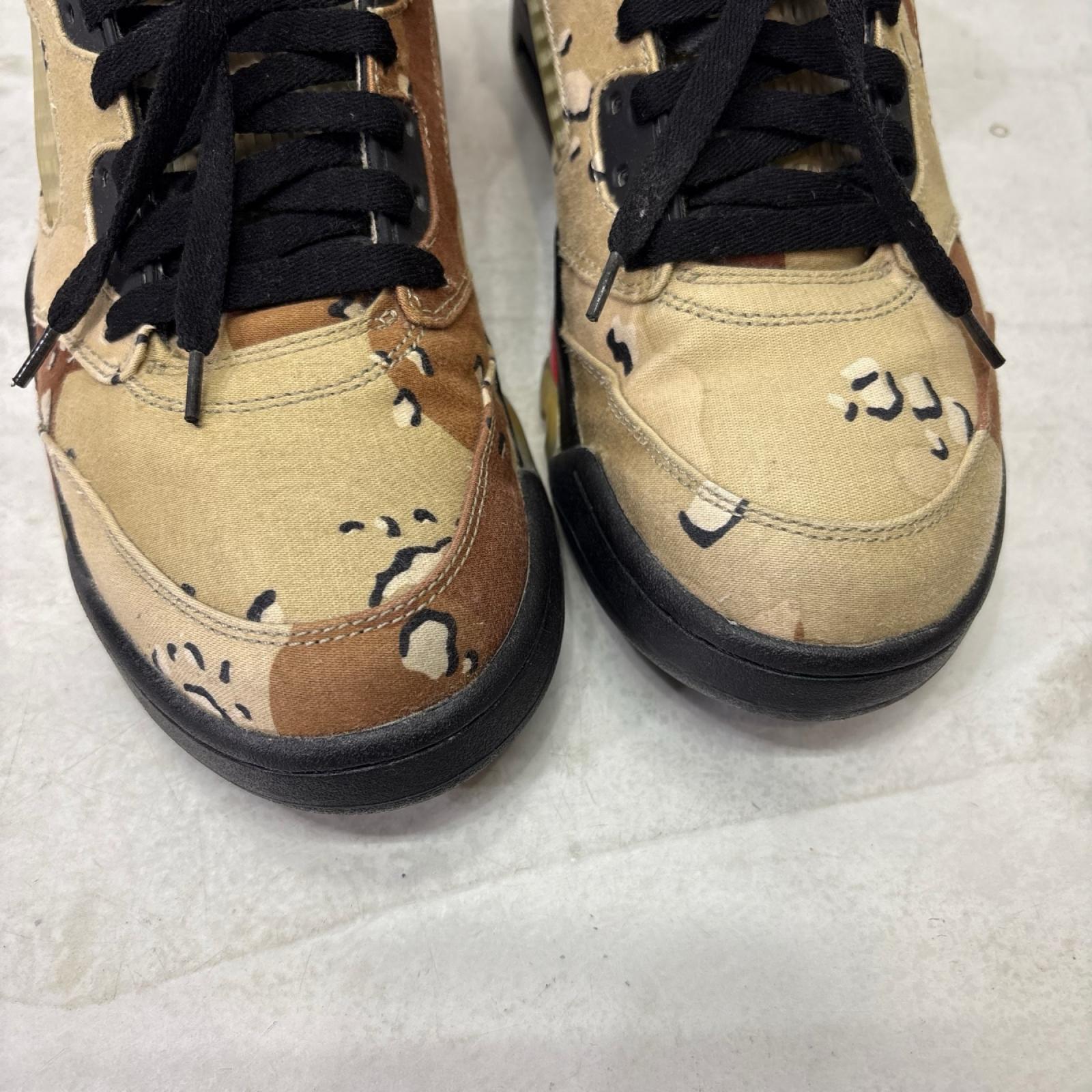 スニーカー 15AW Air Jordan 5 Retro Desert Camo 28cm (US10 UK9 1/2 EU46) カーキ