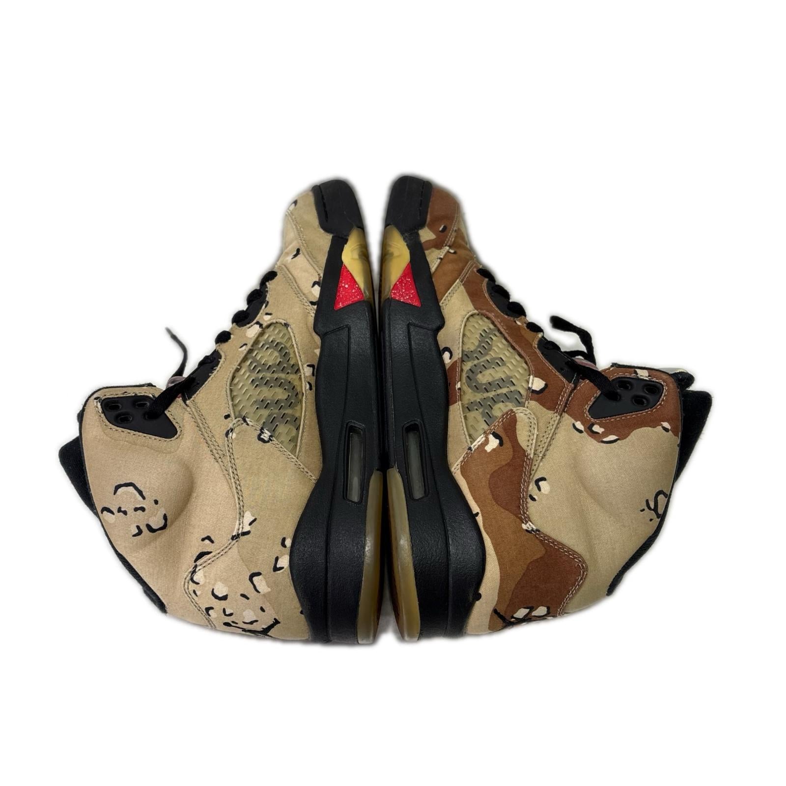 スニーカー 15AW Air Jordan 5 Retro Desert Camo 28cm (US10 UK9 1/2 EU46) カーキ