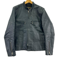 レザージャケット Buco J-100 ﾚｻﾞｰｼﾞｬｹｯﾄ 黒 (38) 38 ブラック